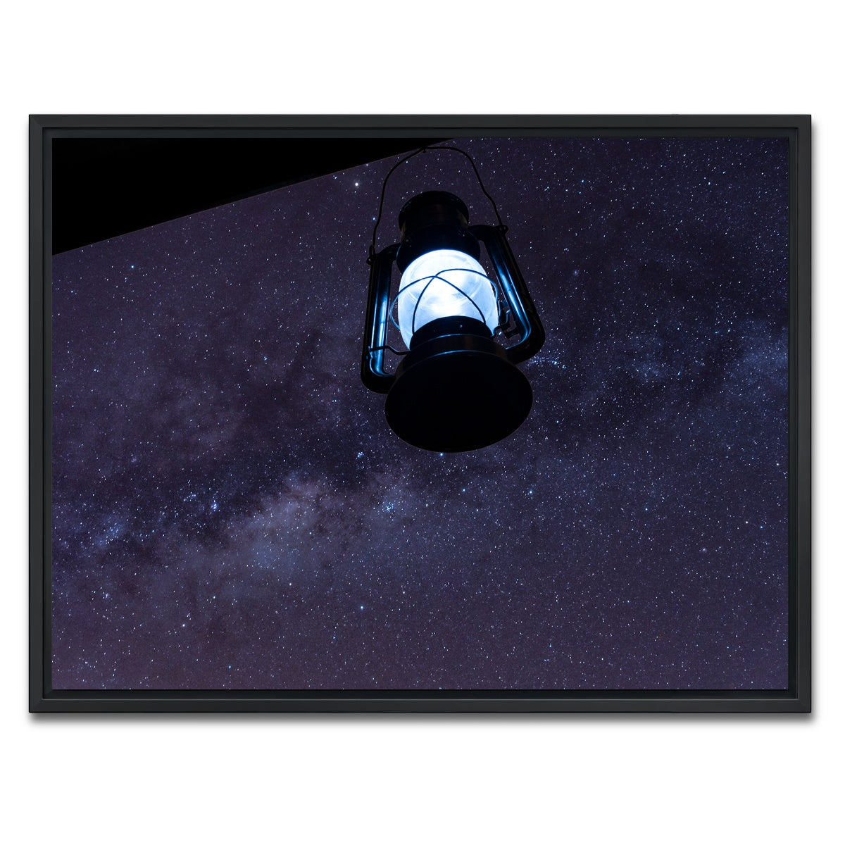 AUTO-MOCKUP WHITE | Lamp and Sky | 1 Piece | Black Framed Canvas | group=4x3