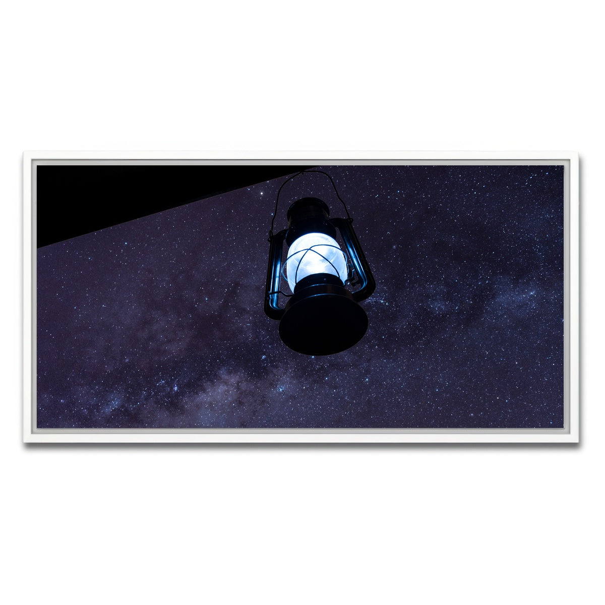 AUTO-MOCKUP WHITE | Lamp and Sky | 1 Piece | White Framed Canvas | group=2x1