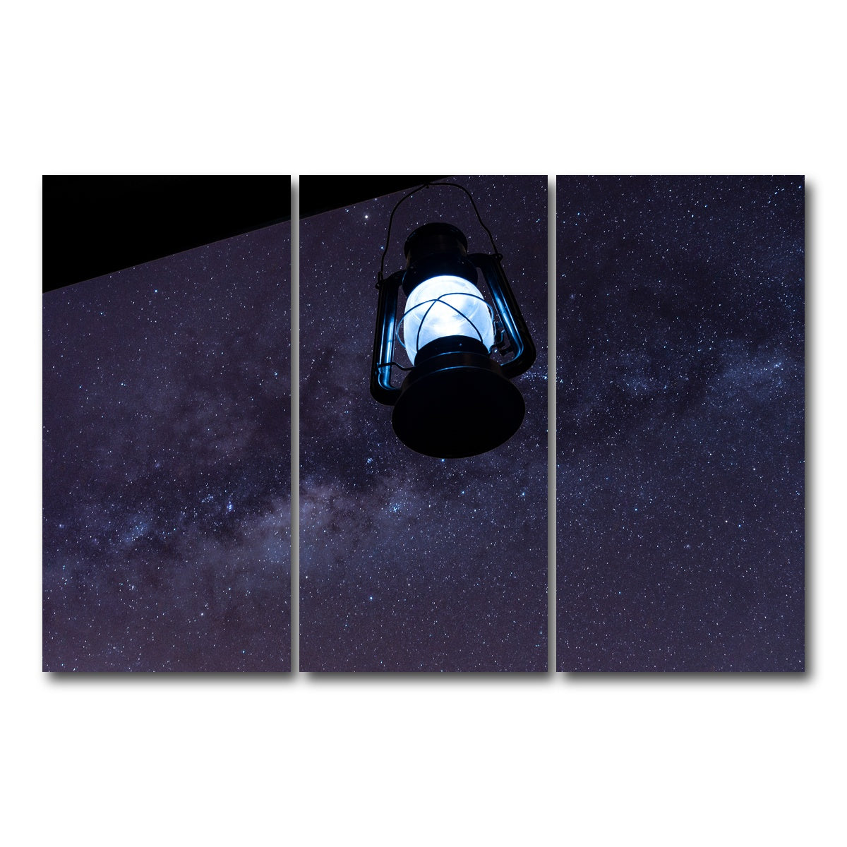 AUTO-MOCKUP WHITE | Lamp and Sky | 3 Piece | Gallery Wrap Canvas | group=12x24