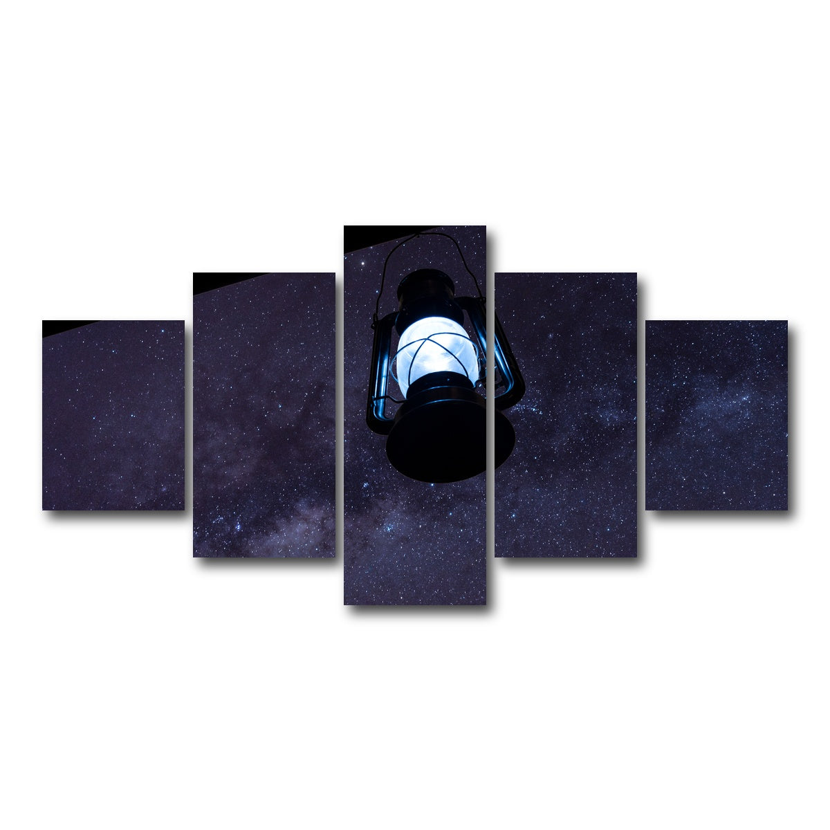 AUTO-MOCKUP WHITE | Lamp and Sky | 5 Piece | Gallery Wrap Canvas | group=5_short