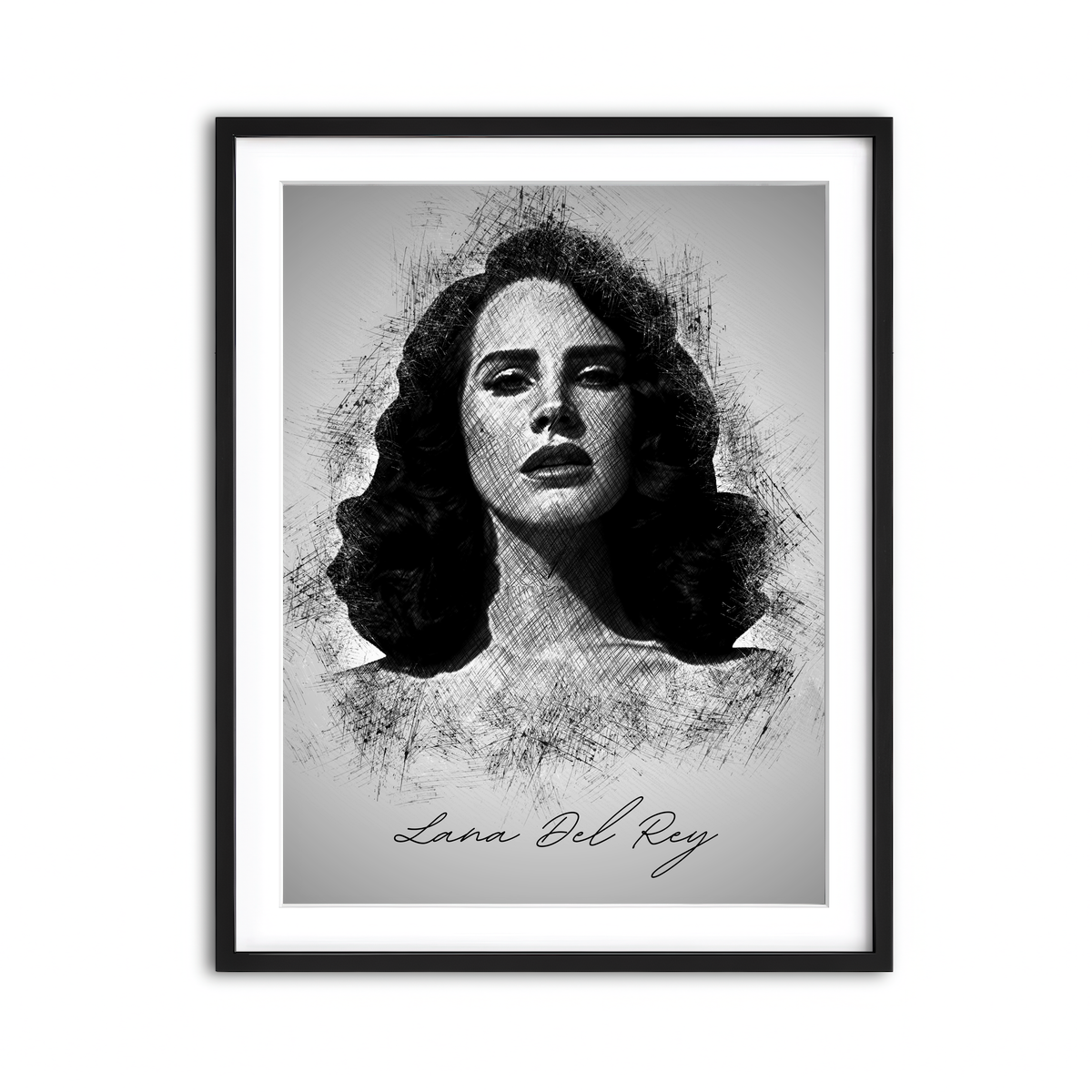 Framed Print 3x4 Black