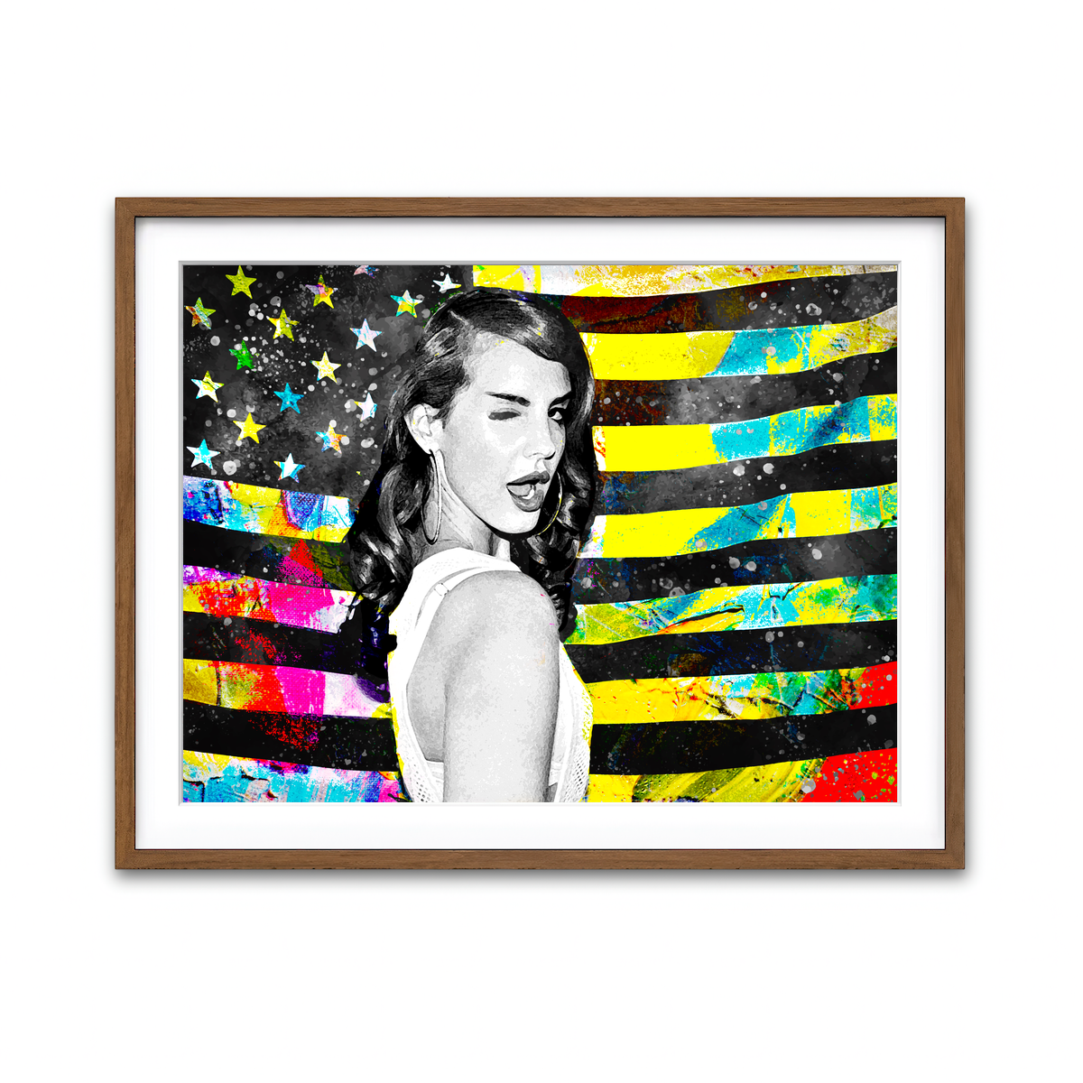 Framed Print 4x3 Walnut