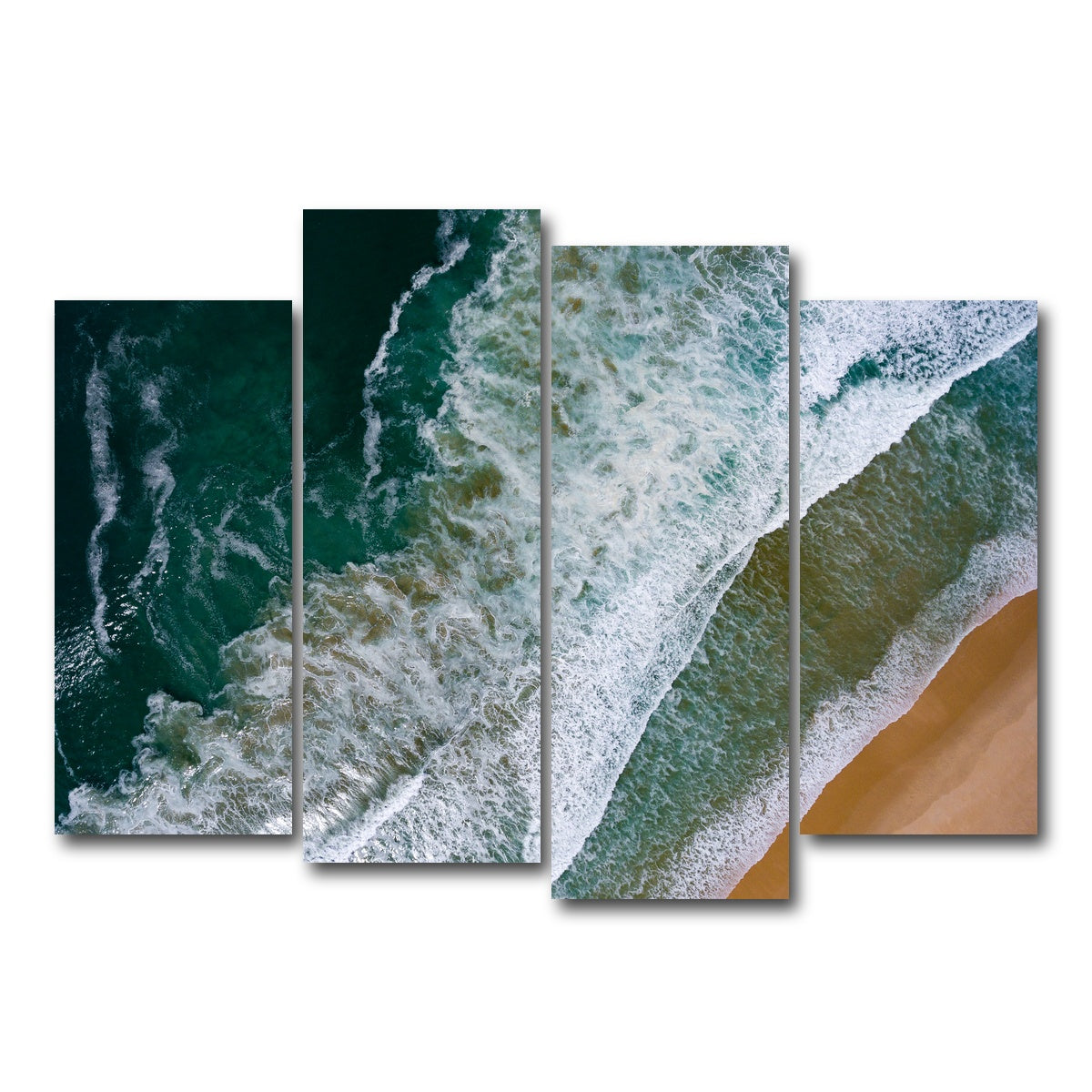 AUTO-MOCKUP WHITE | Land And Sea | 4 Piece | Gallery Wrap Canvas | group=4_normal