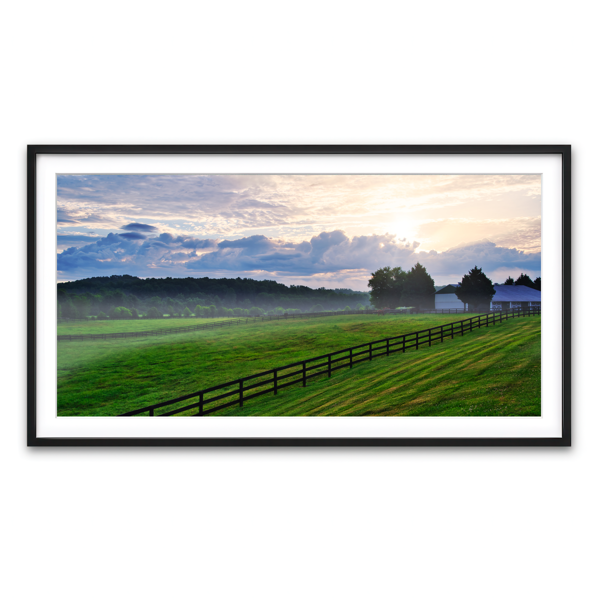 Framed Print 2x1 Black