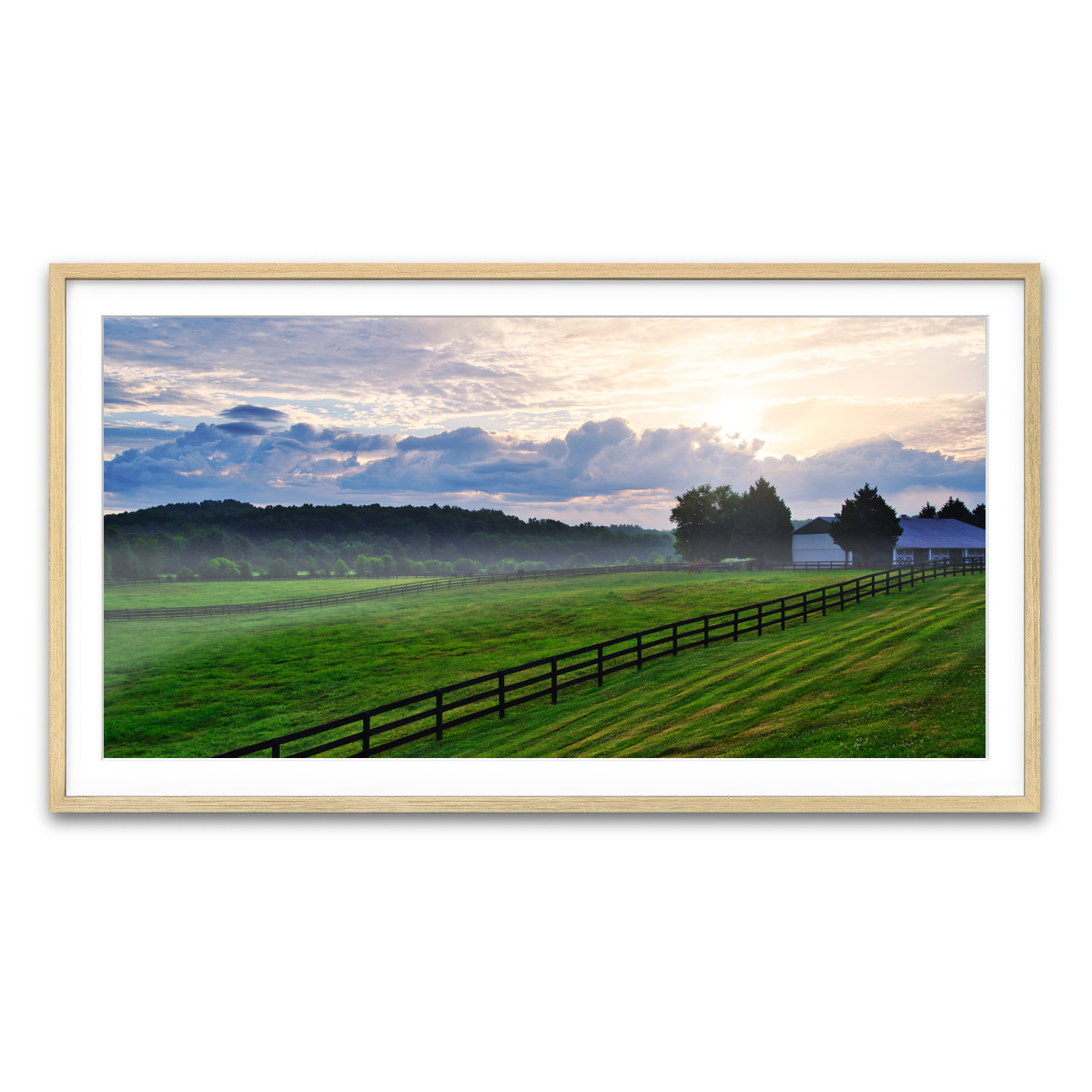 Framed Print 2x1 Natural
