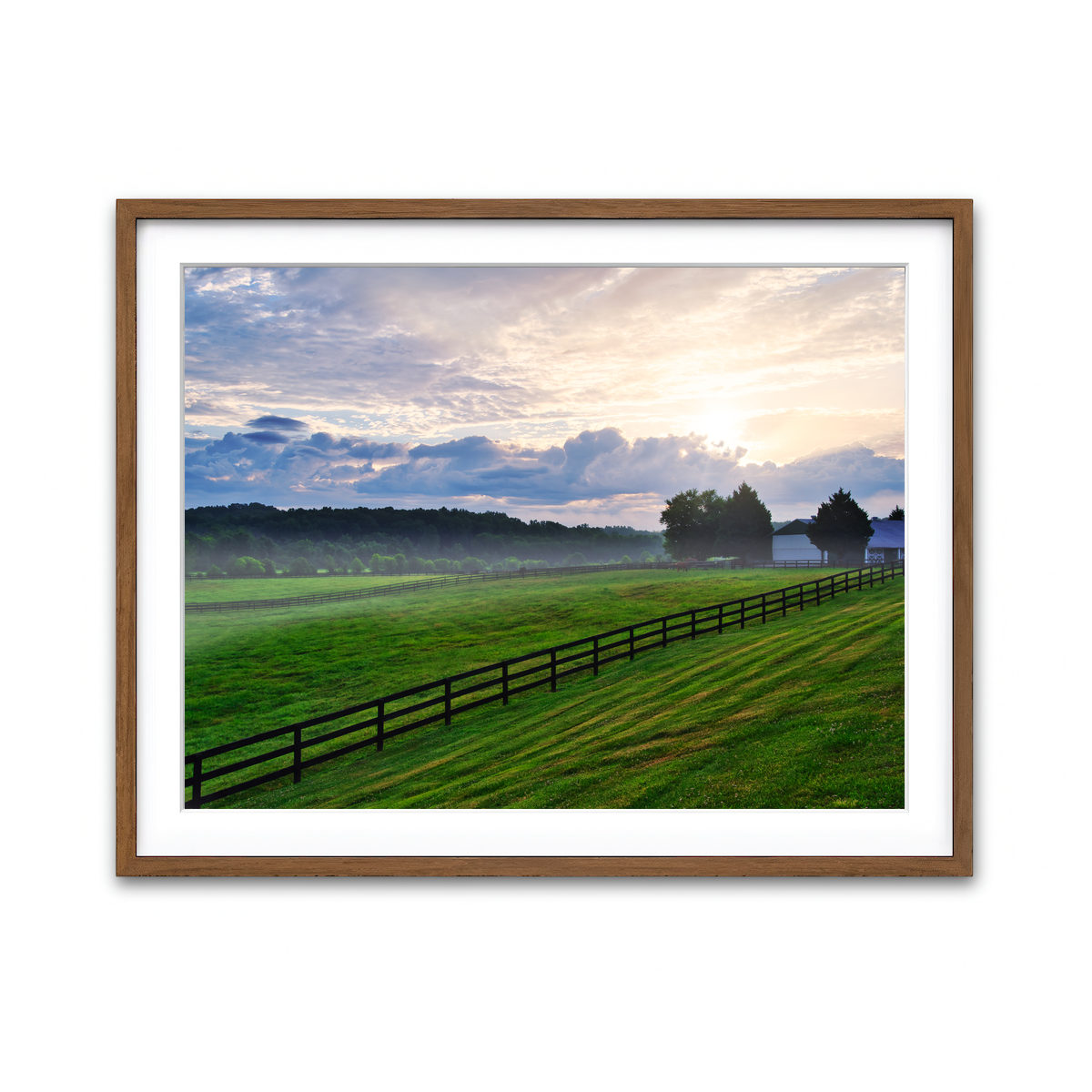 Framed Print 4x3 Walnut