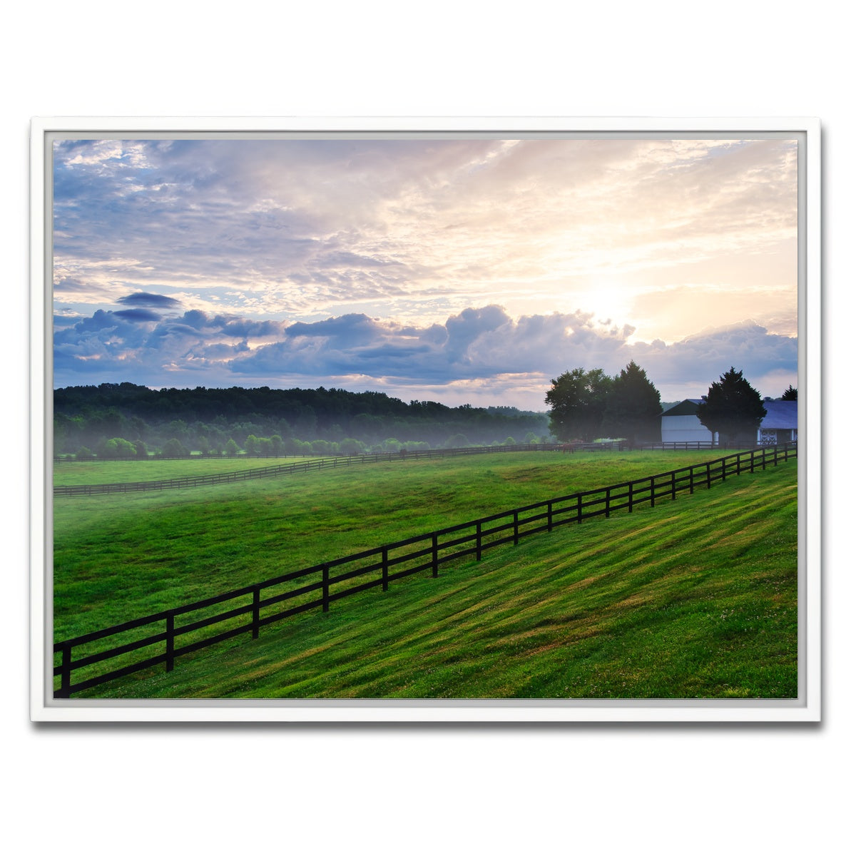 AUTO-MOCKUP WHITE | Landrum South Carolina | 1 Piece | White Framed Canvas | group=4x3