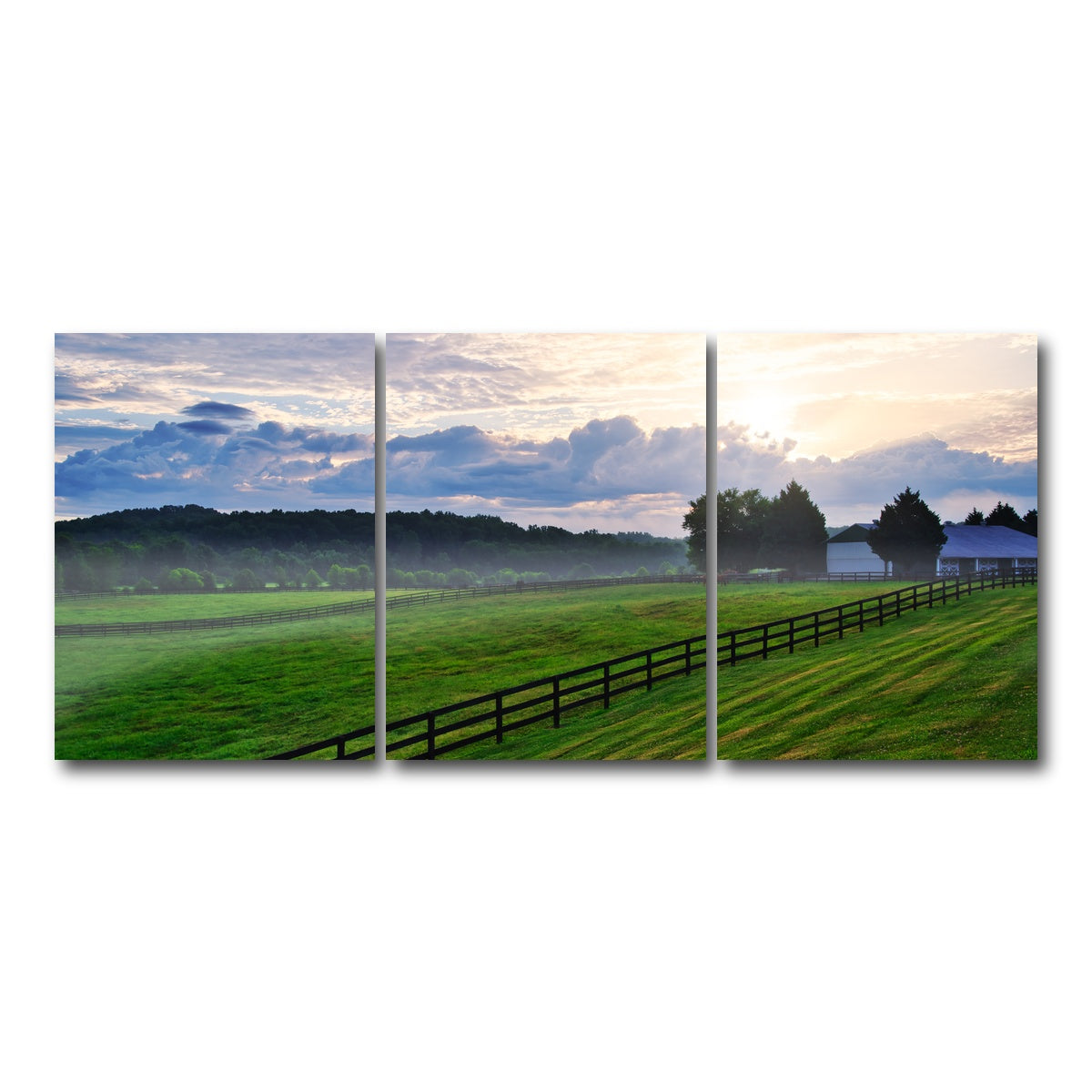 AUTO-MOCKUP WHITE | Landrum South Carolina | 3 Piece | Gallery Wrap Canvas | group=18x24
