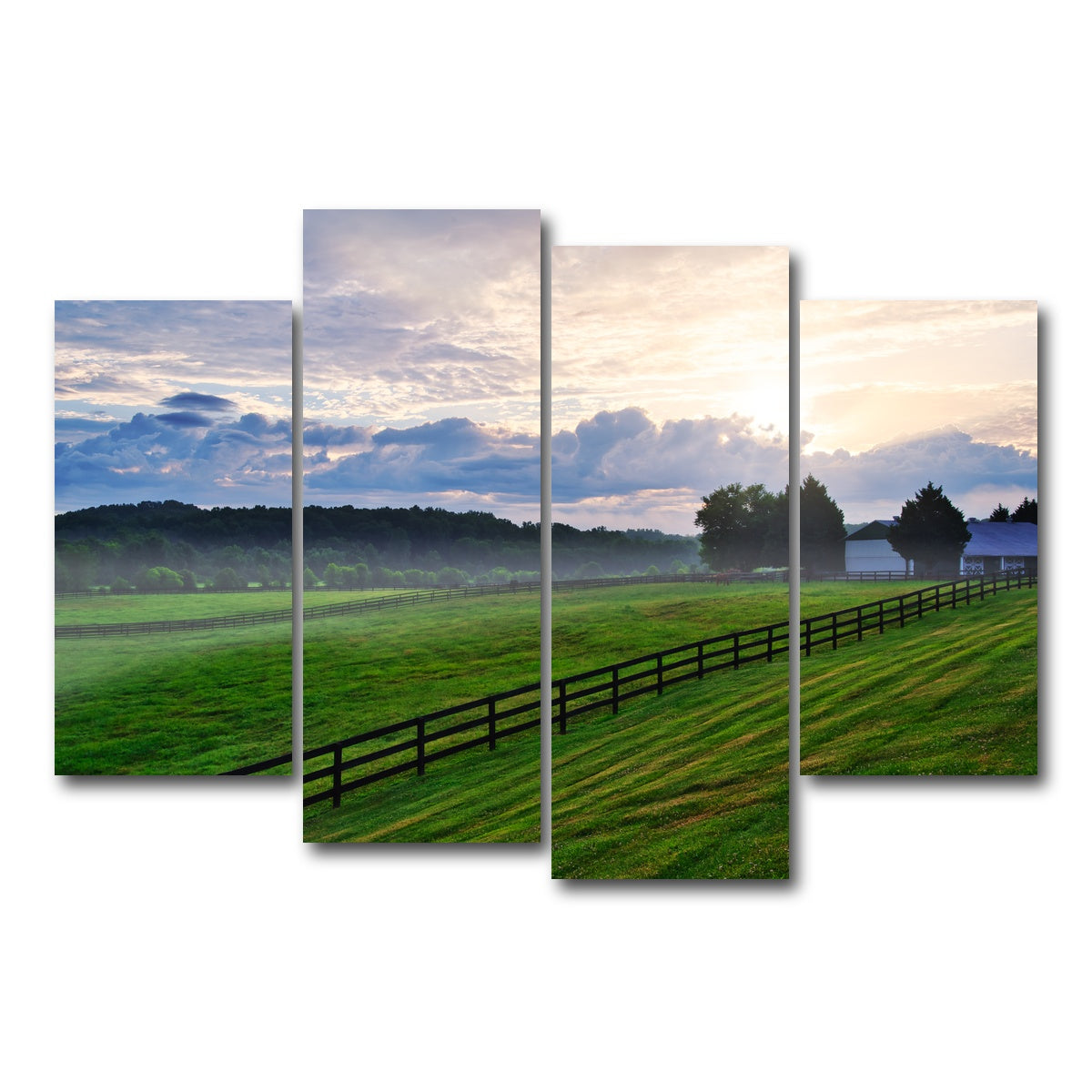 AUTO-MOCKUP WHITE | Landrum South Carolina | 4 Piece | Gallery Wrap Canvas | group=4_short