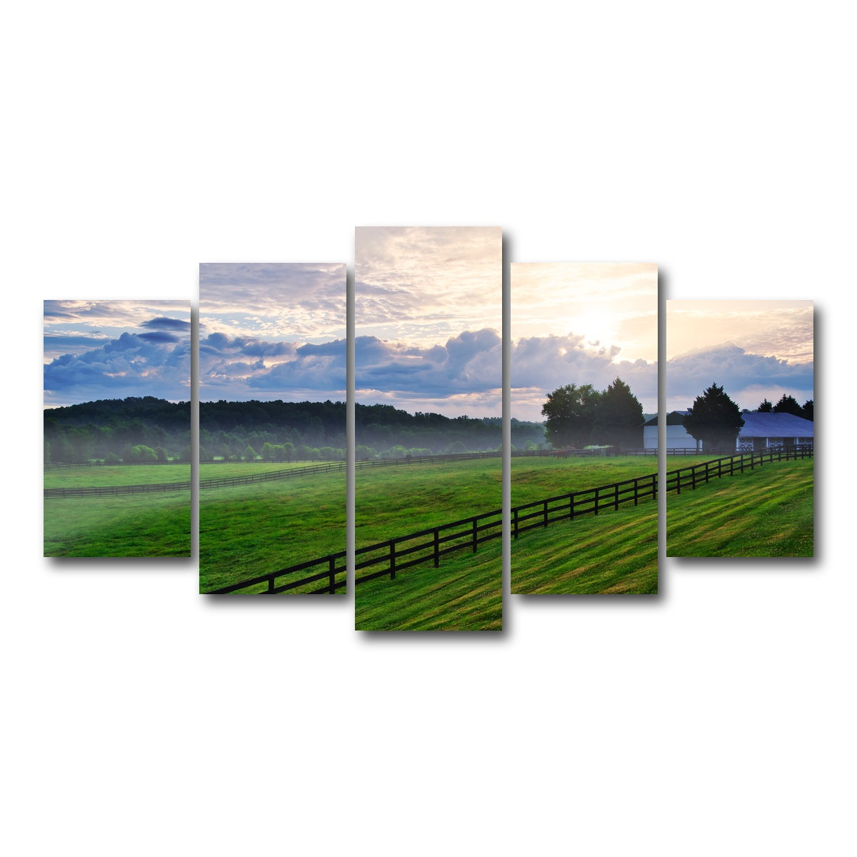 AUTO-MOCKUP WHITE | Landrum South Carolina | 5 Piece | Gallery Wrap Canvas | group=5_normal