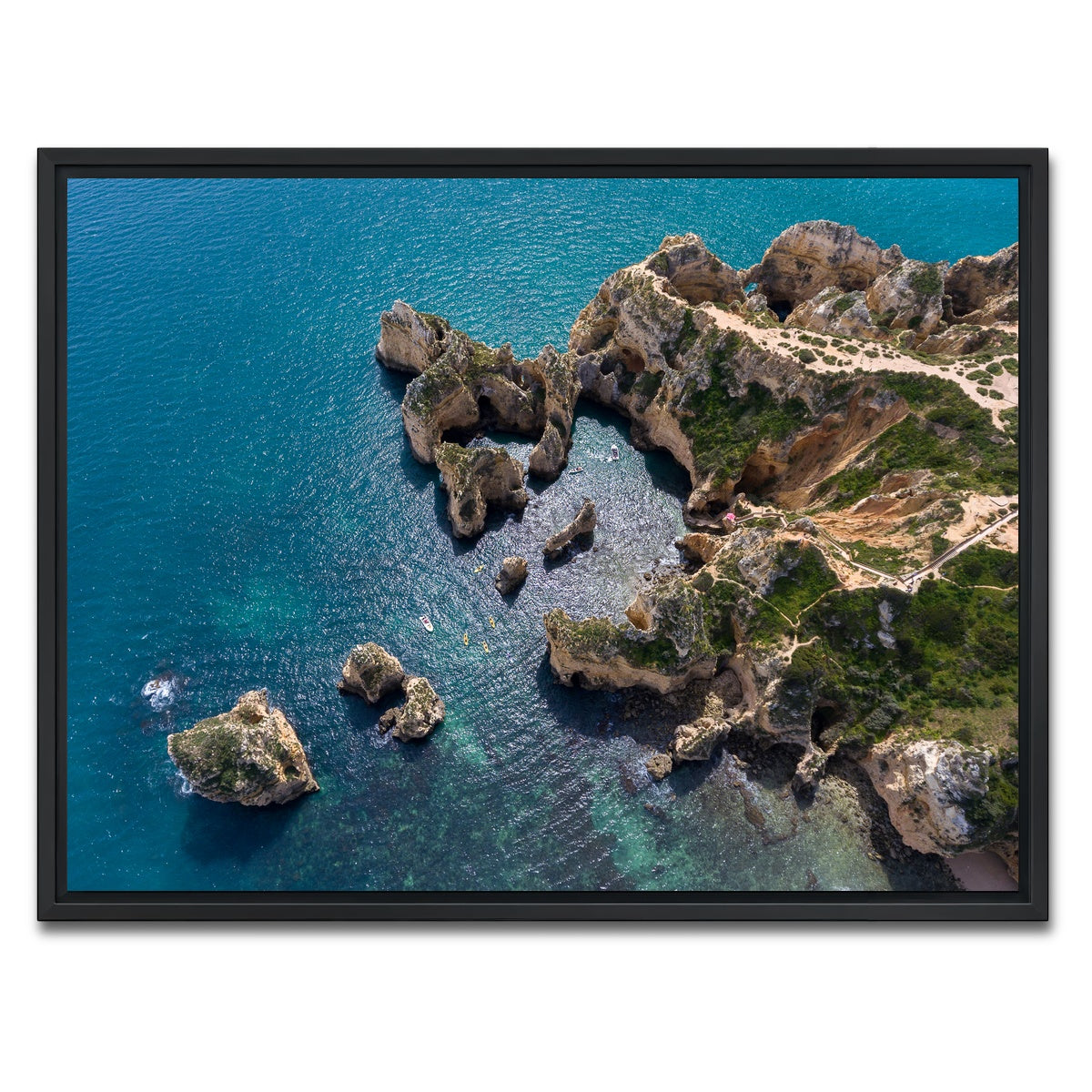 AUTO-MOCKUP WHITE | Lands End | 1 Piece | Black Framed Canvas | group=4x3
