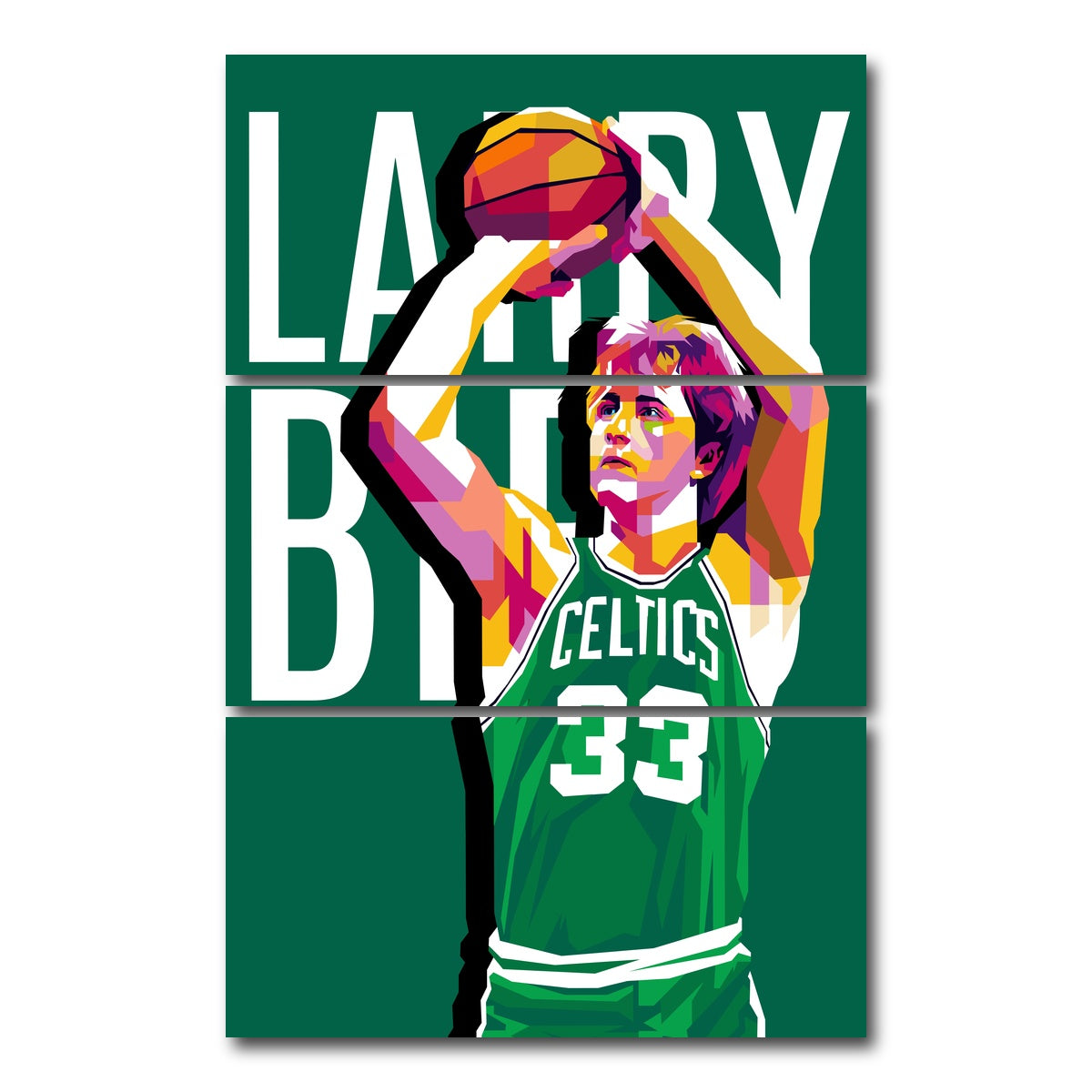AUTO-MOCKUP WHITE | Larry Legend | 3 Piece | Gallery Wrap Canvas | group=12x24_stacked