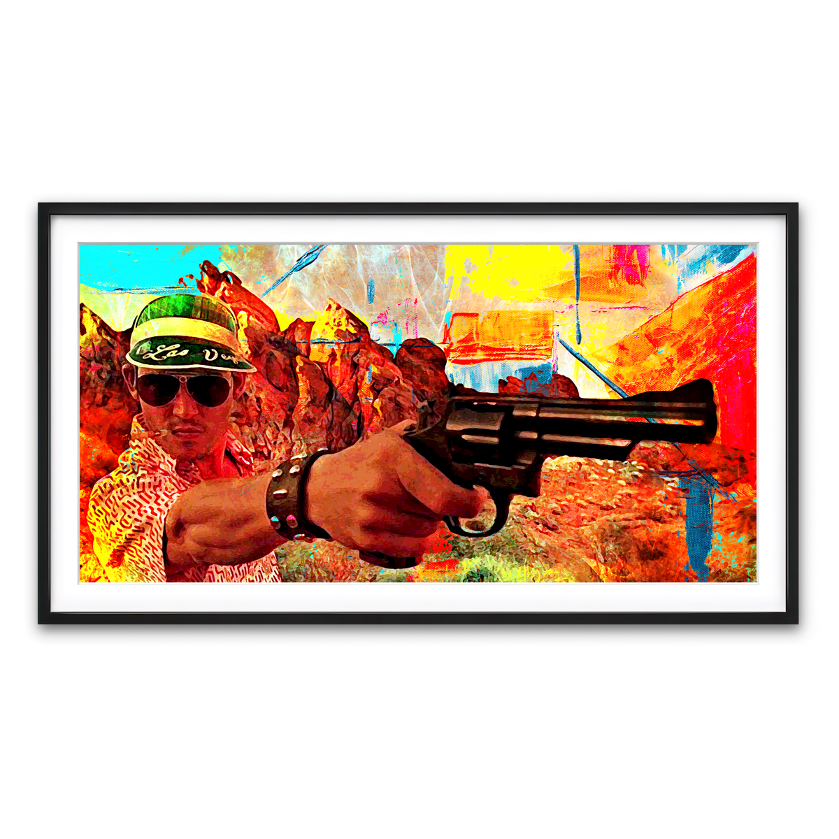 Framed Print 2x1 Black