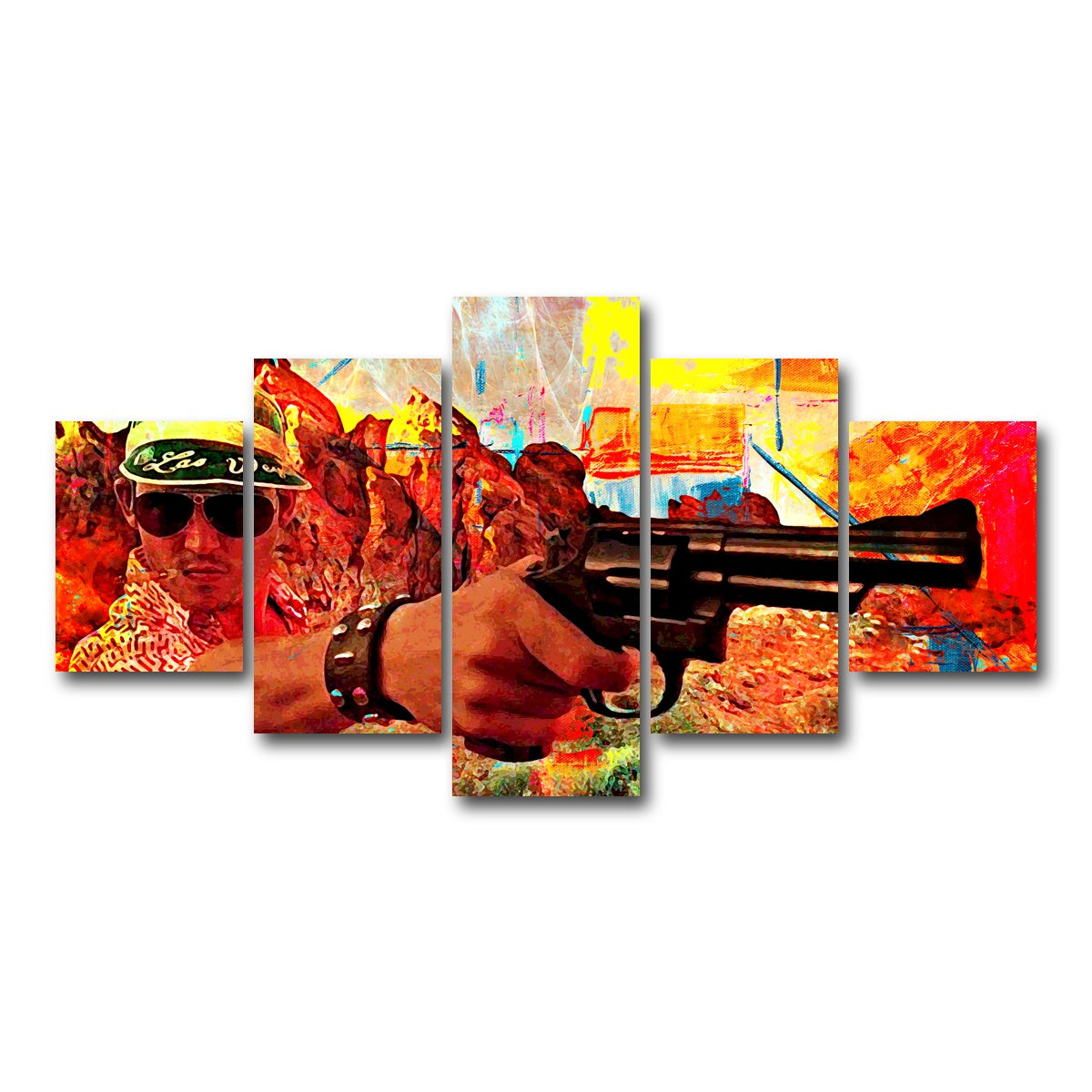 AUTO-MOCKUP WHITE | Las Vegas Trip | 5 Piece | Gallery Wrap Canvas | group=5_short