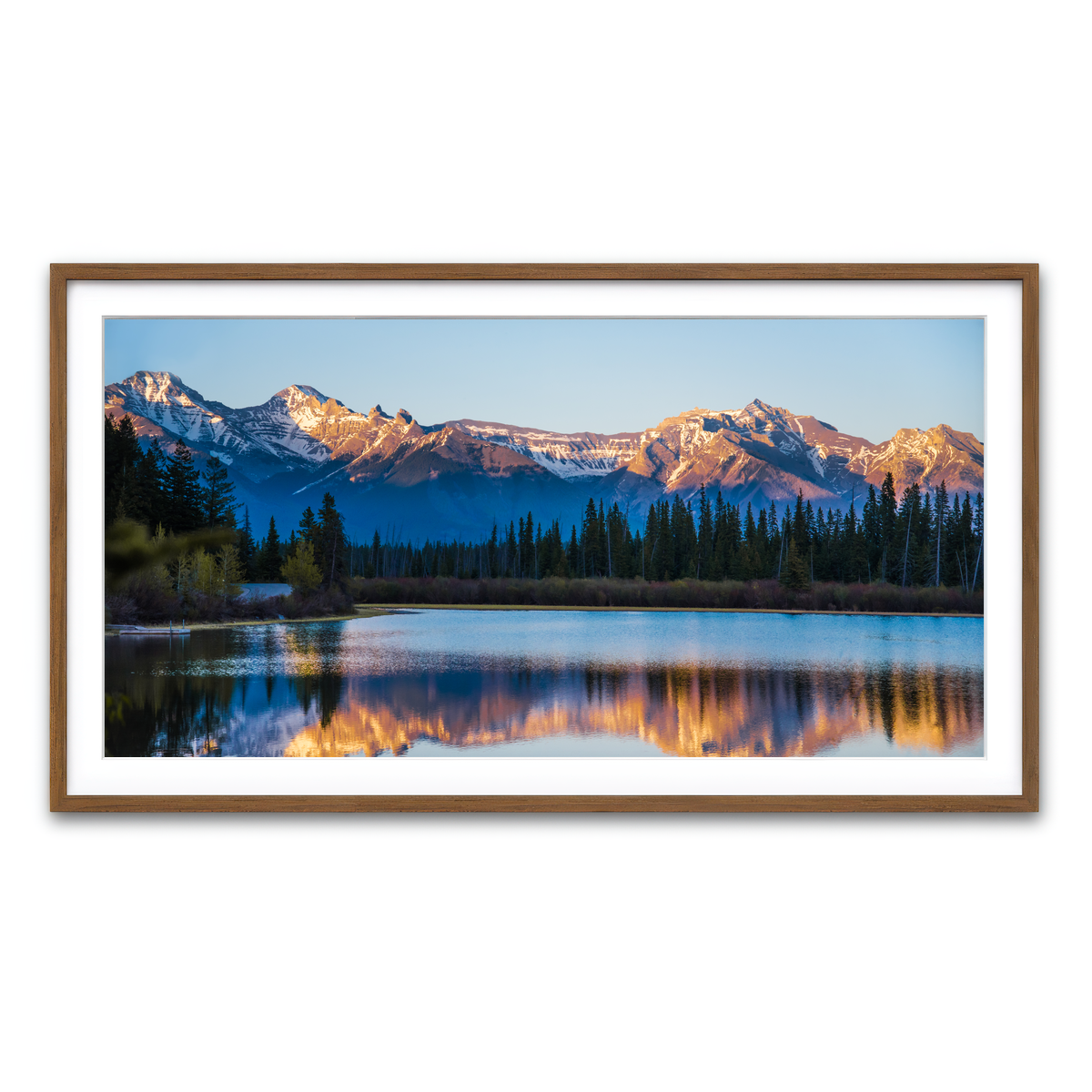 Framed Print 2x1 Walnut