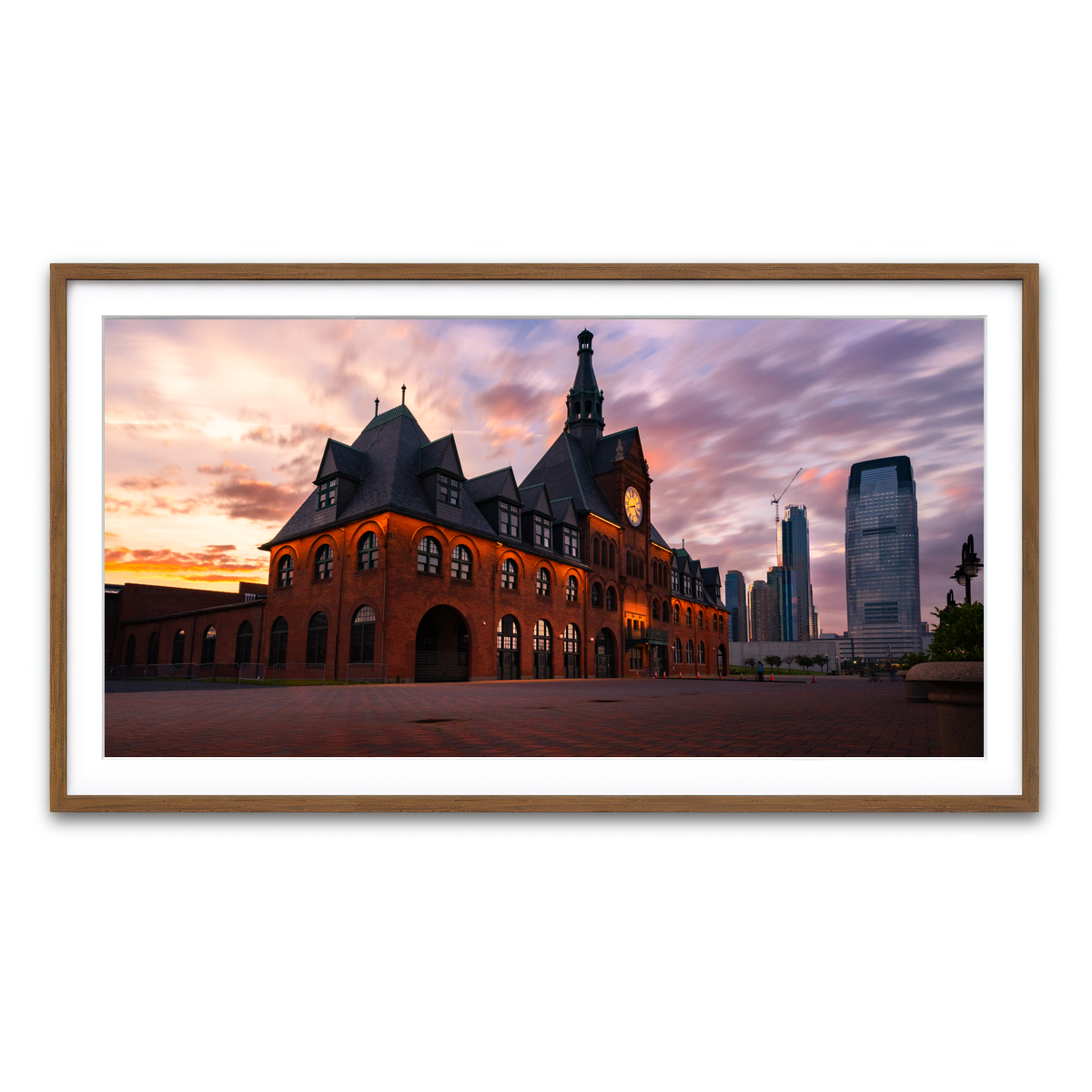 Framed Print 2x1 Walnut