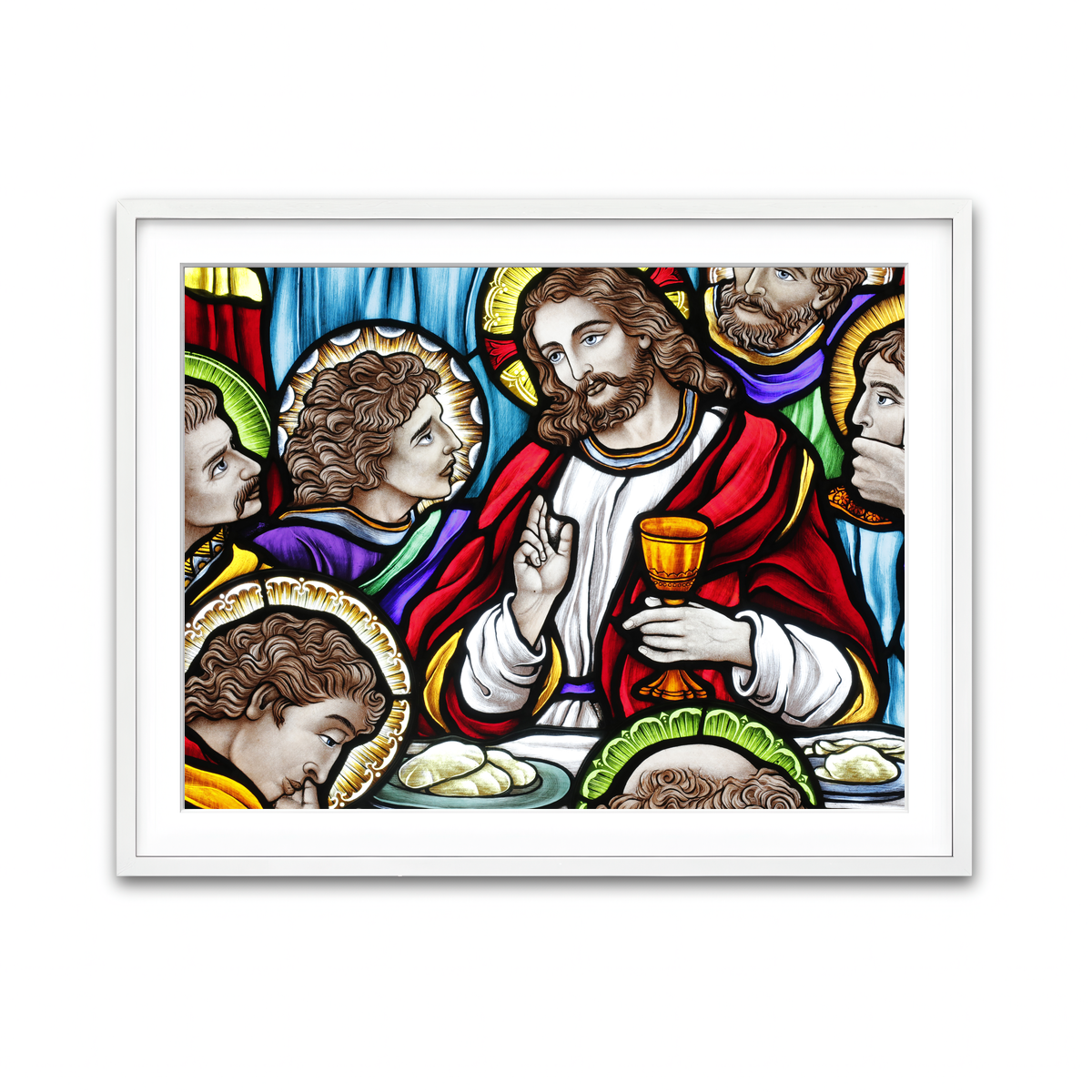 Framed Print 4x3 White