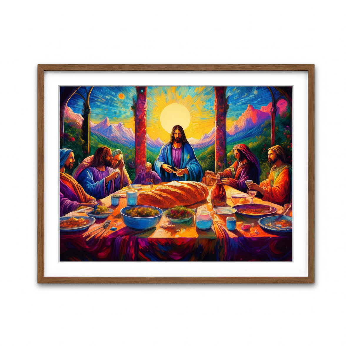 Framed Print 4x3 Walnut