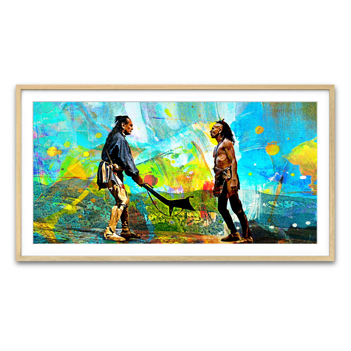 Framed Print 2x1 Natural