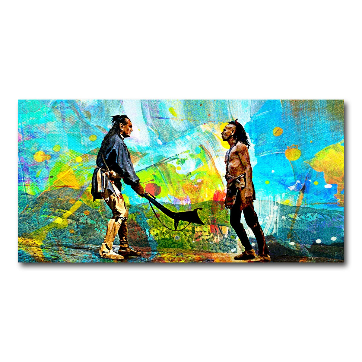 AUTO-MOCKUP WHITE | Last of the Mohicans Brushed | 1 Piece | Gallery Wrap Canvas | group=2x1