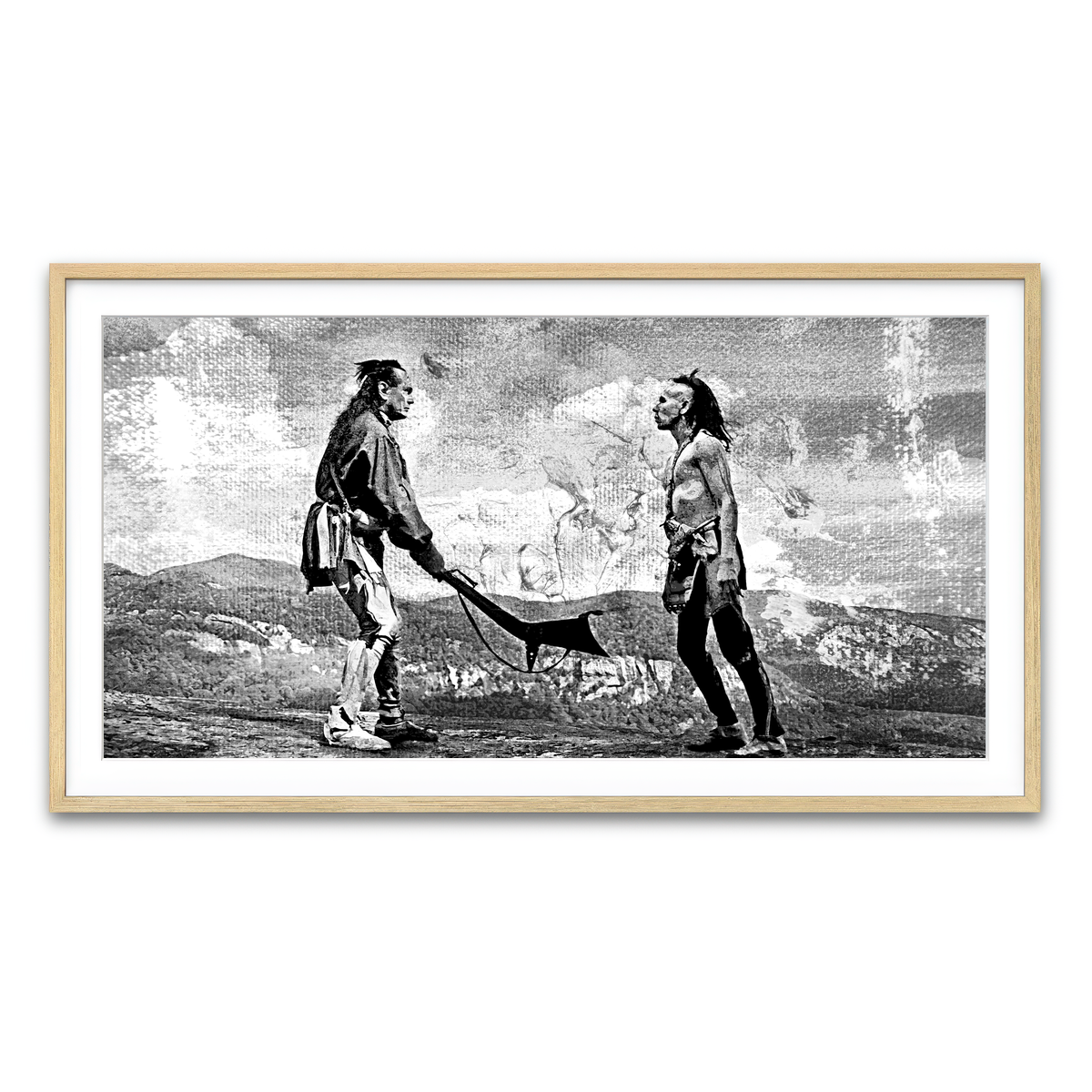 Framed Print 2x1 Natural