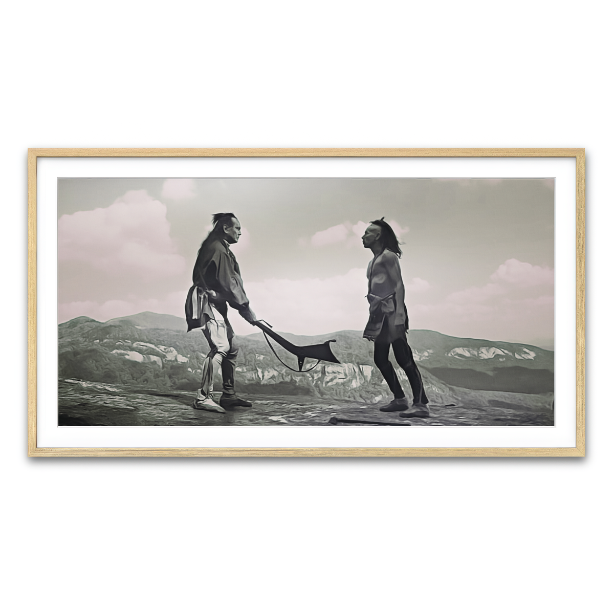 Framed Print 2x1 Natural