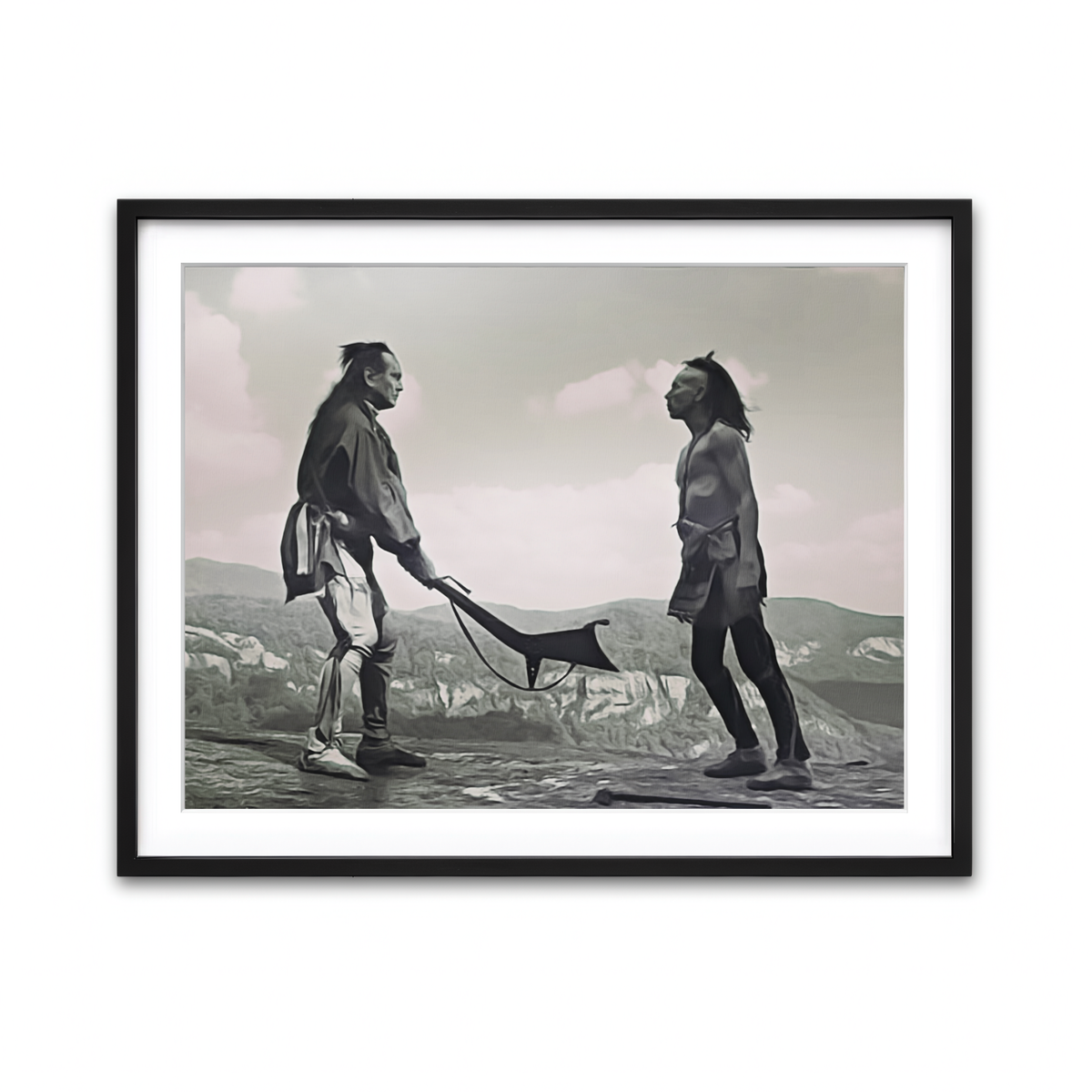 Framed Print 4x3 Black