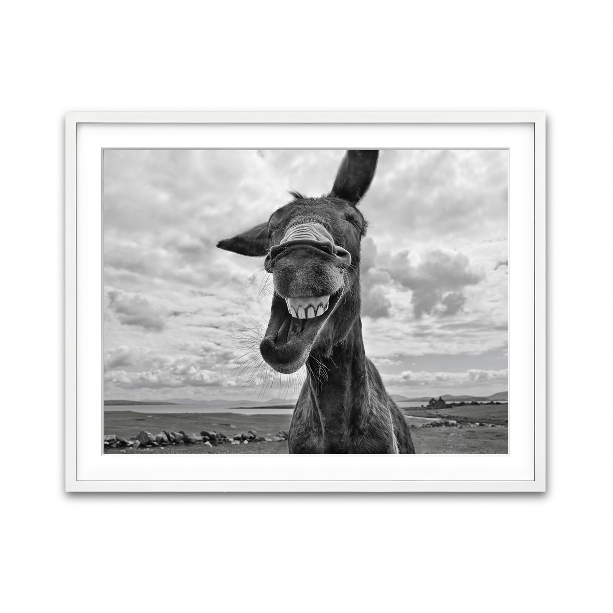 Framed Print 4x3 White