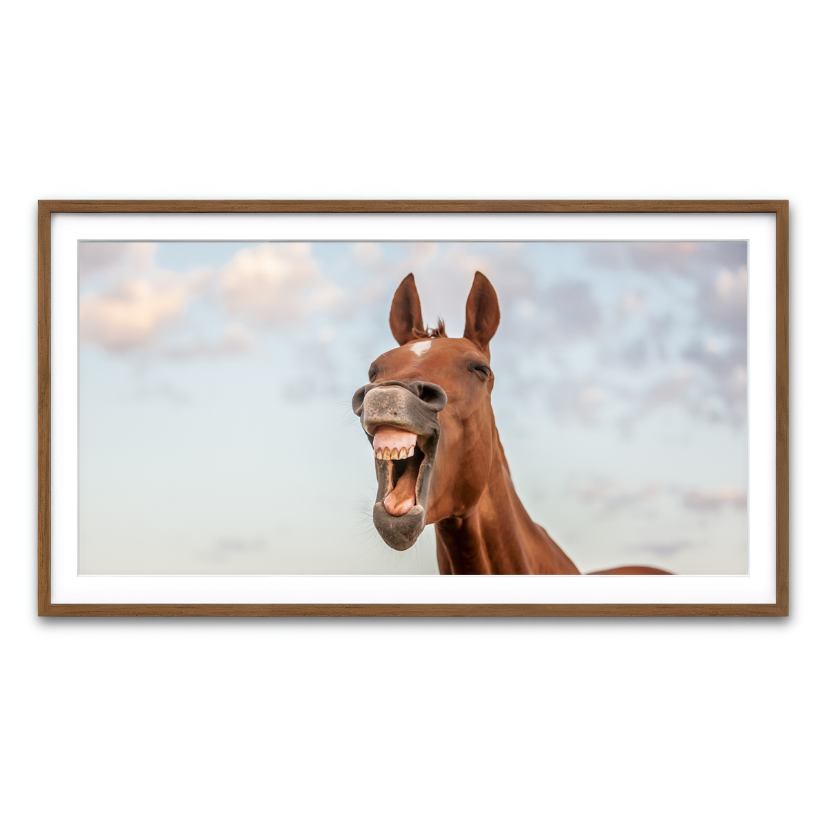 Framed Print 2x1 Walnut