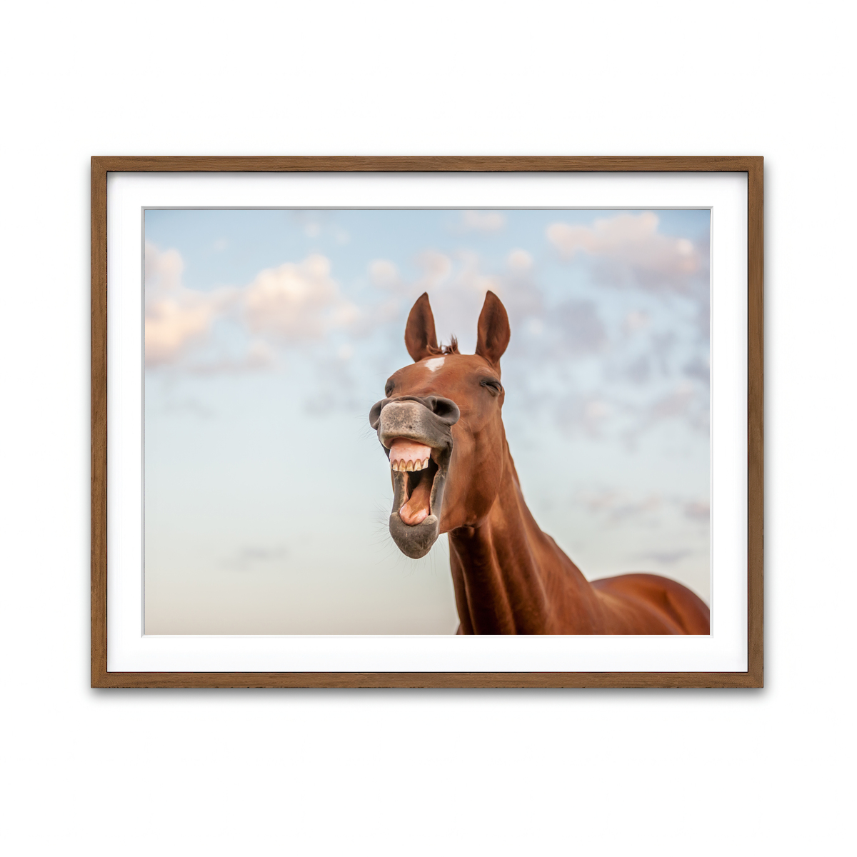 Framed Print 4x3 Walnut