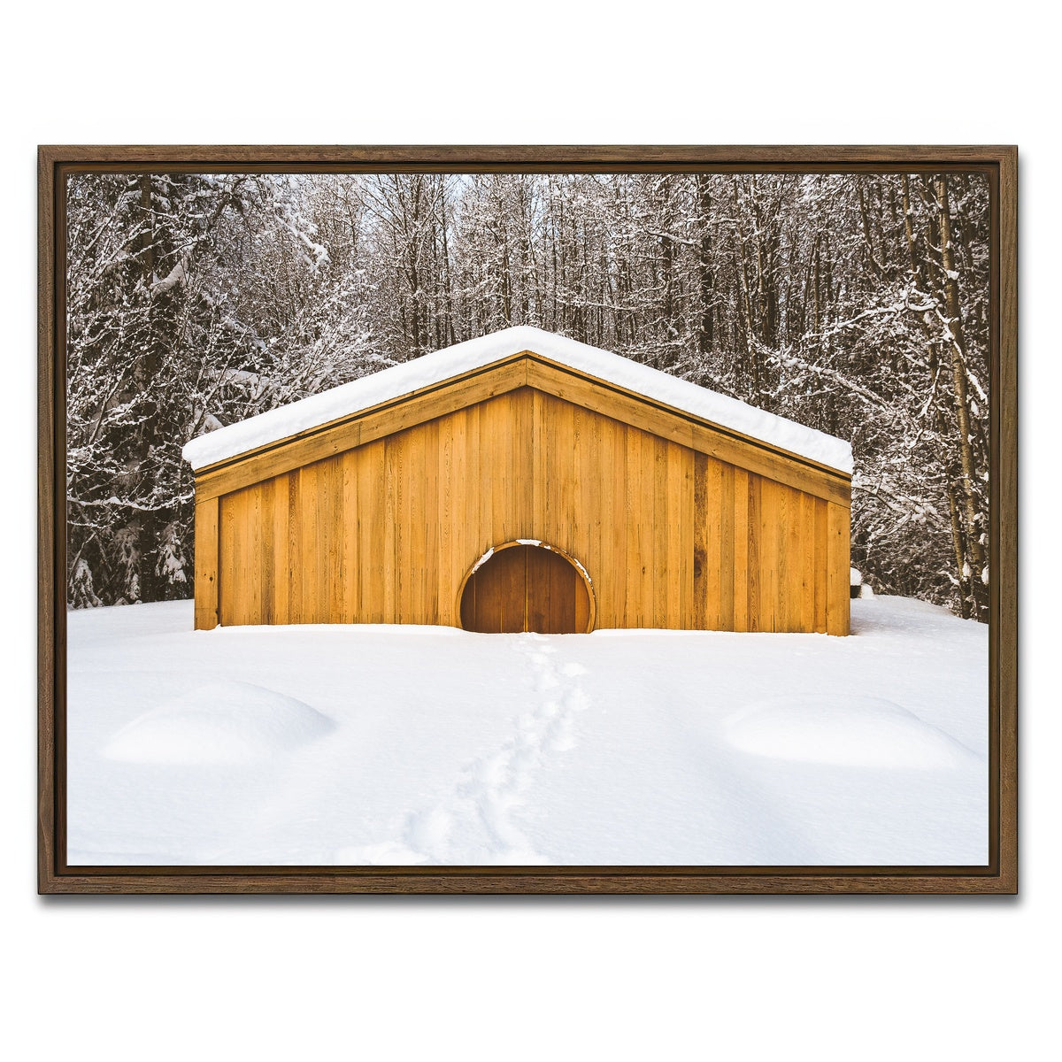 AUTO-MOCKUP WHITE | Lava Bed Provincial Park | 1 Piece | Walnut Framed Canvas | group=4x3