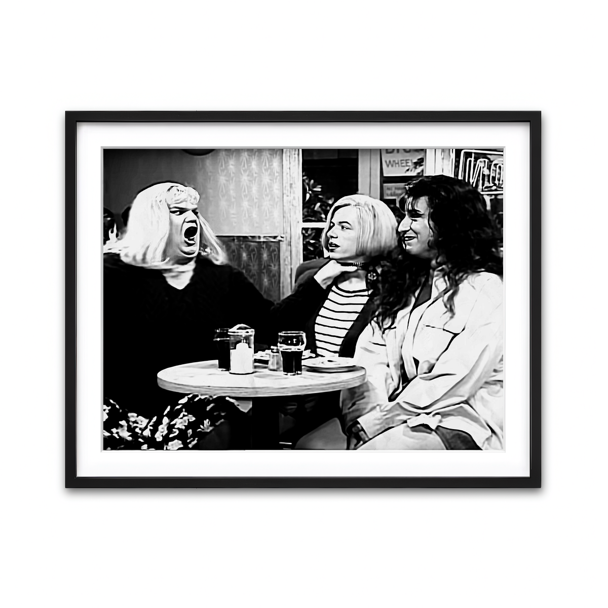 Framed Print 4x3 Black