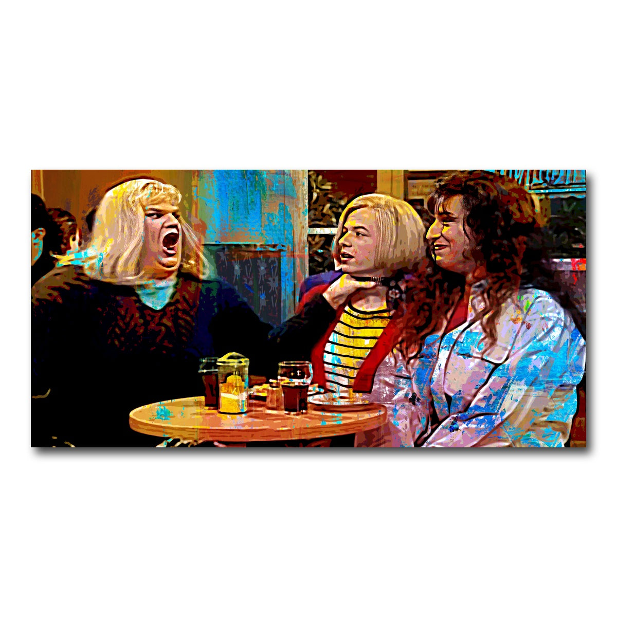 AUTO-MOCKUP WHITE | Lay off me I'm Starving | 1 Piece | Gallery Wrap Canvas | group=2x1