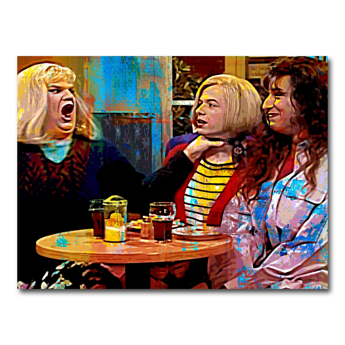 AUTO-MOCKUP WHITE | Lay off me I'm Starving | 1 Piece | Gallery Wrap Canvas | group=4x3