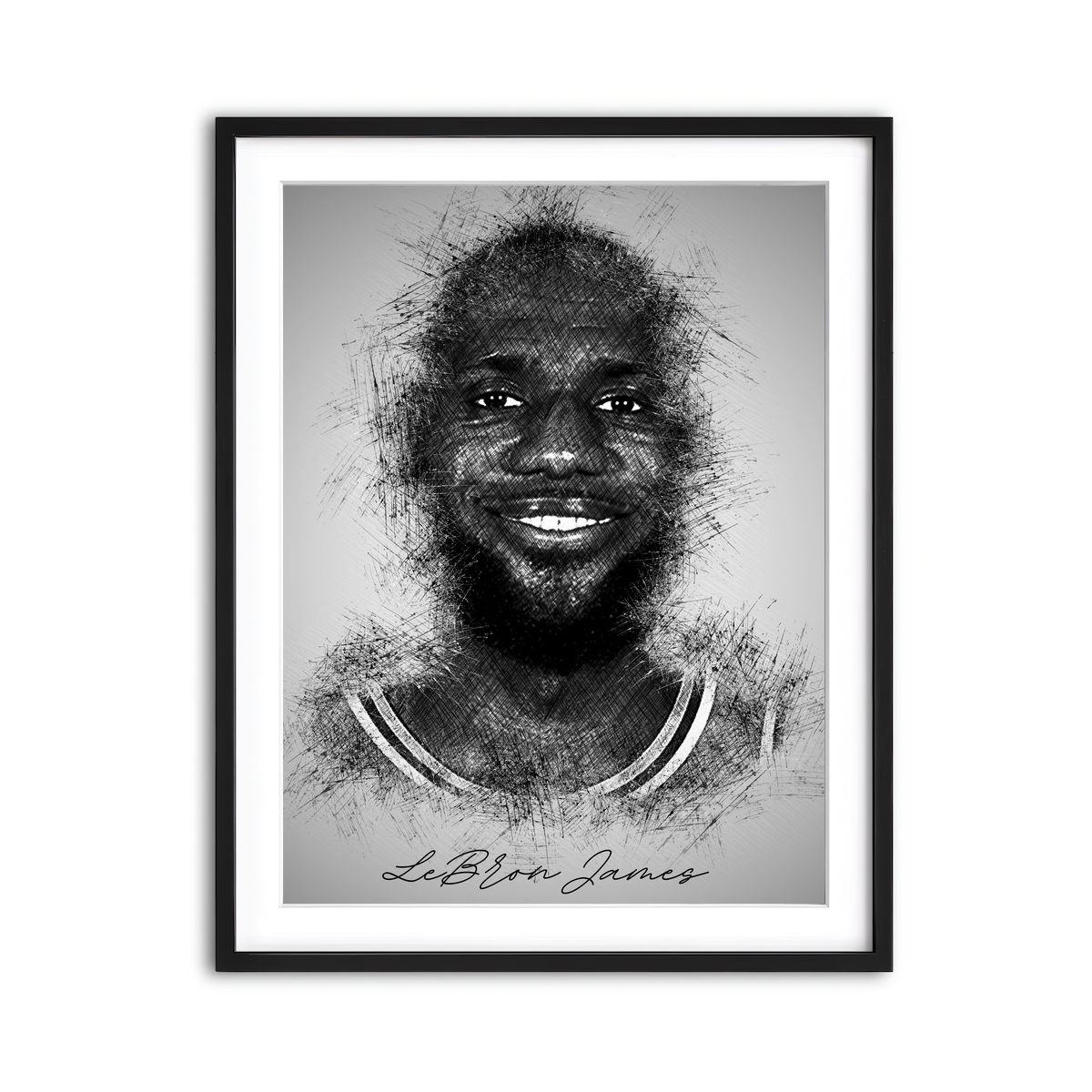 Framed Print 3x4 Black