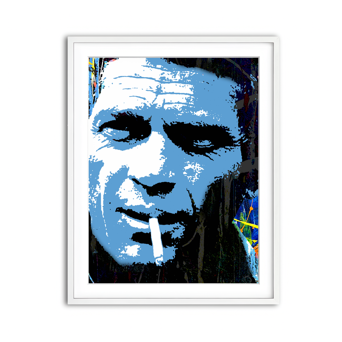 Framed Print 3x4 White