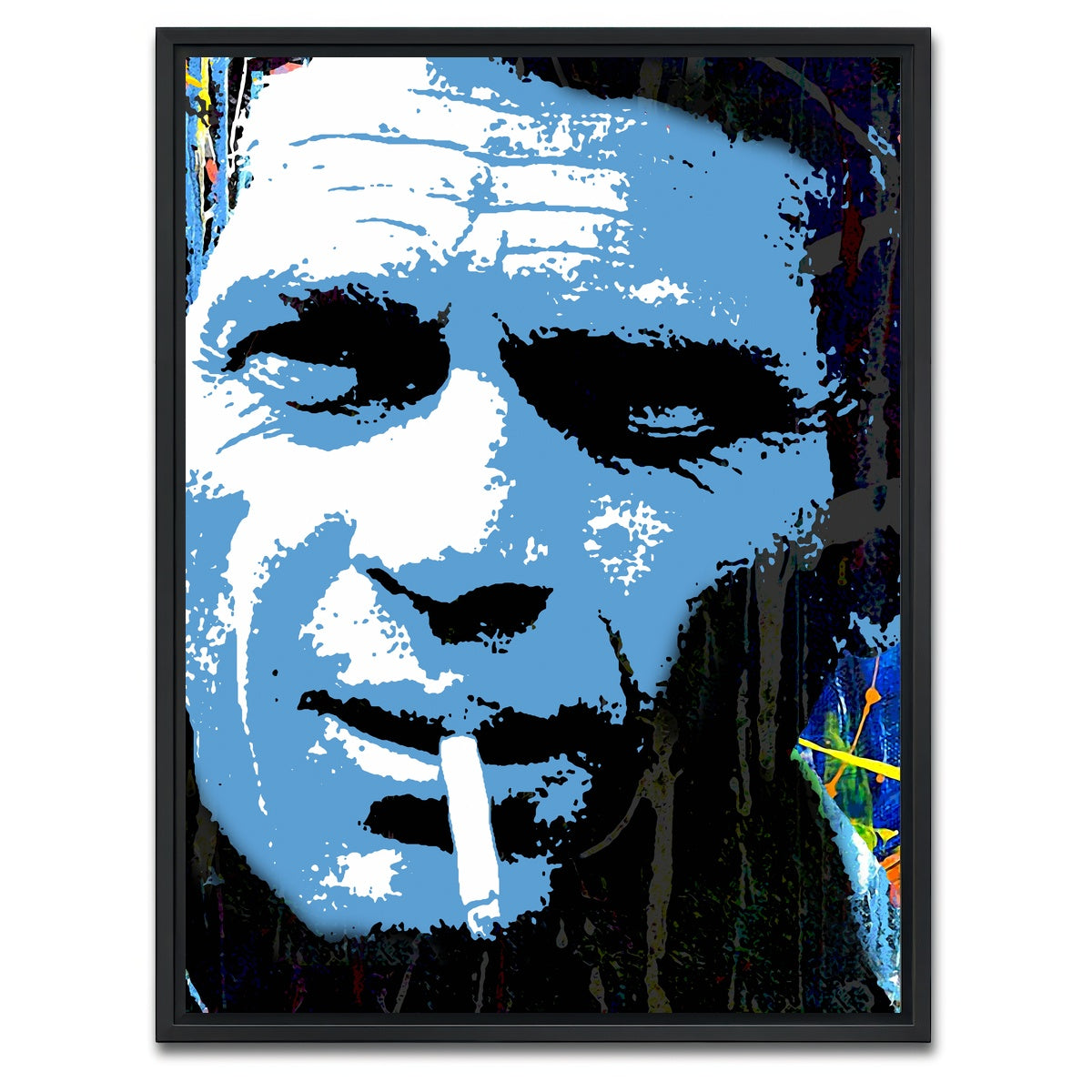 AUTO-MOCKUP WHITE | Le Mans Mcqueen | 1 Piece | Black Framed Canvas | group=3x4