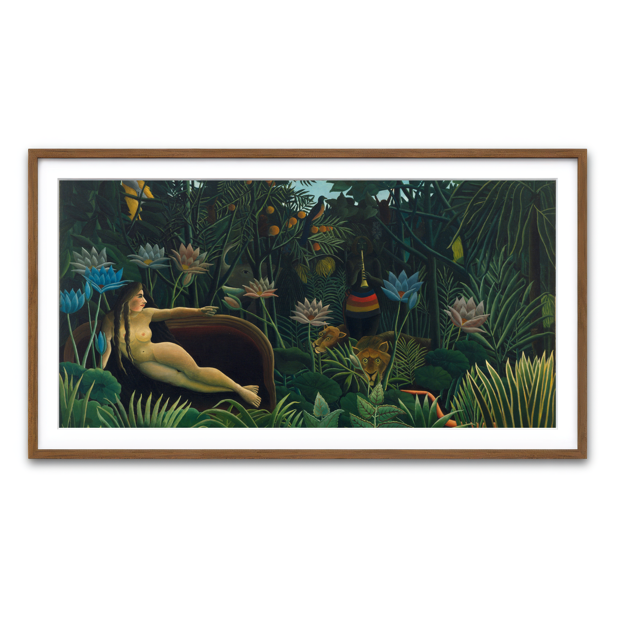 Framed Print 2x1 Walnut