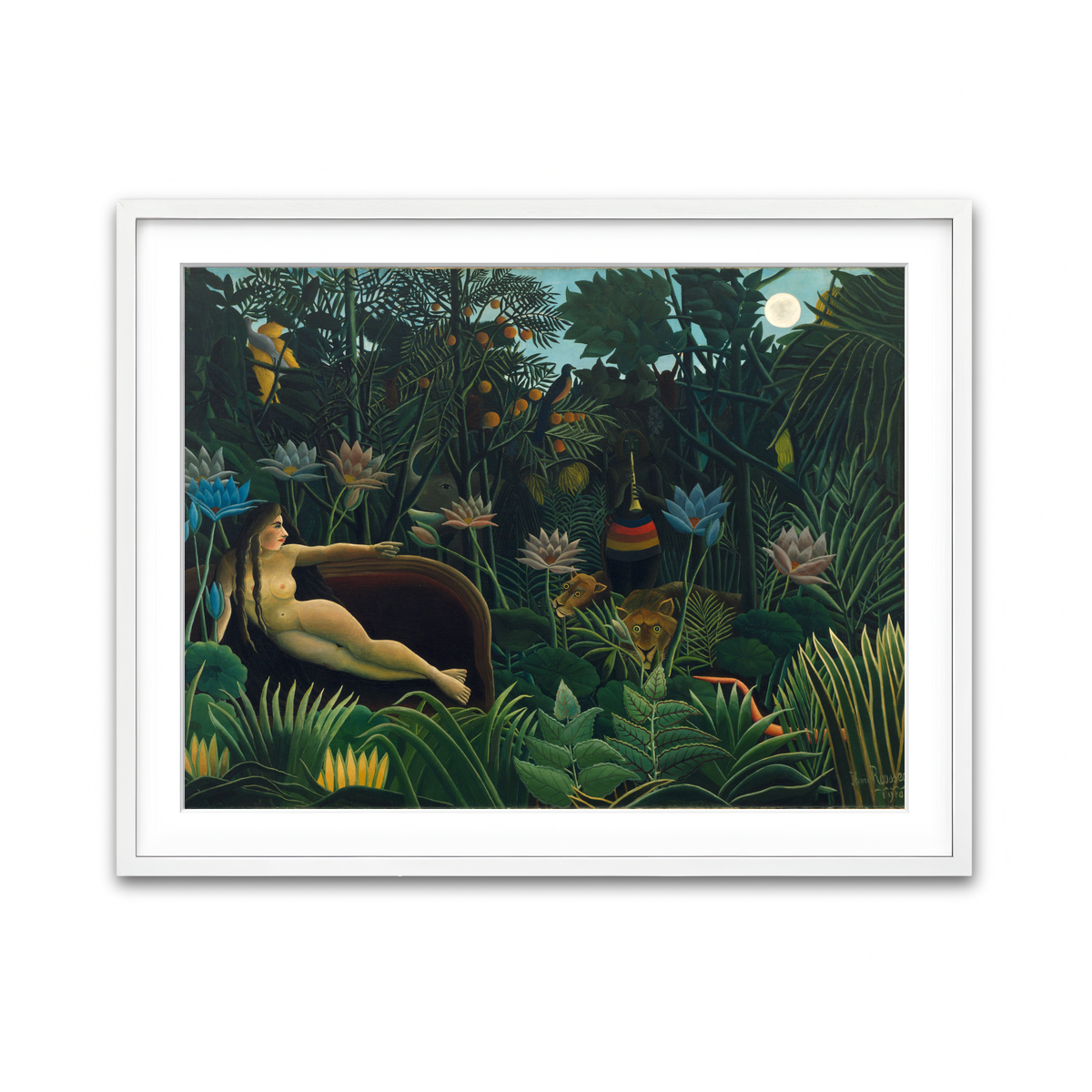 Framed Print 4x3 White