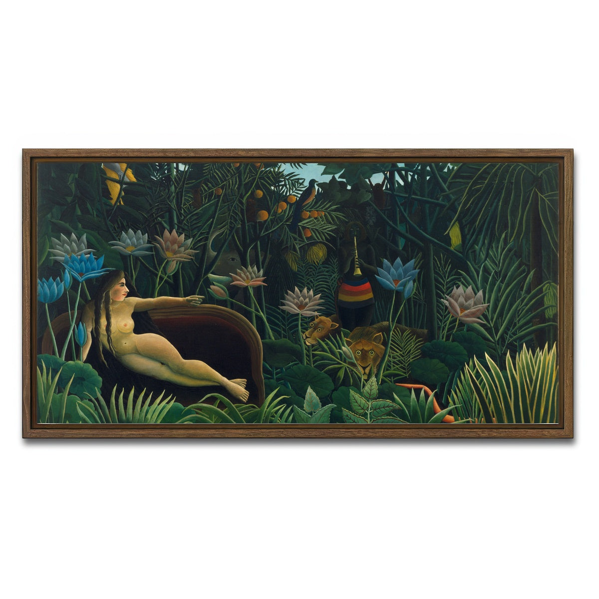 AUTO-MOCKUP WHITE | Le Reve | 1 Piece | Walnut Framed Canvas | group=2x1