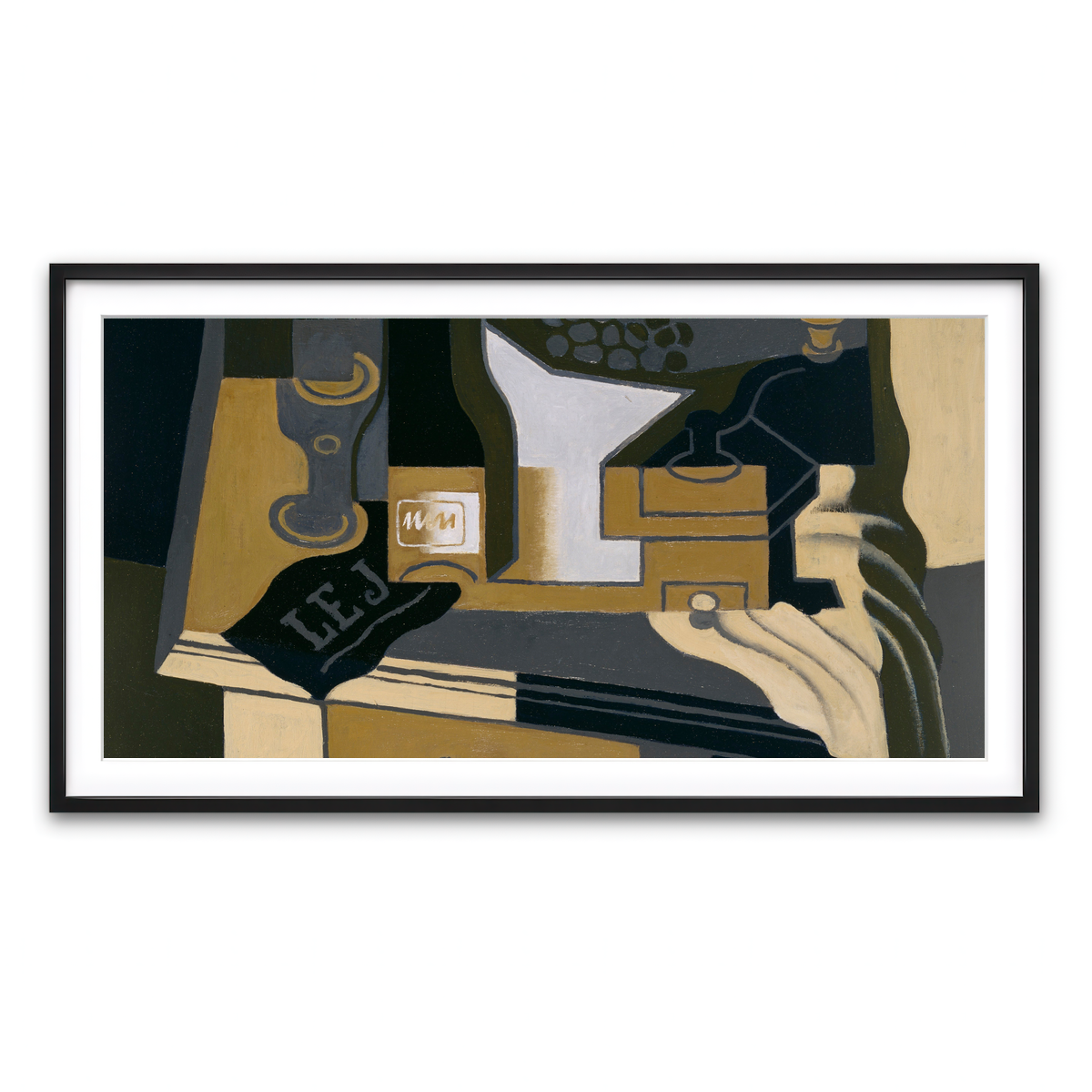 Framed Print 2x1 Black