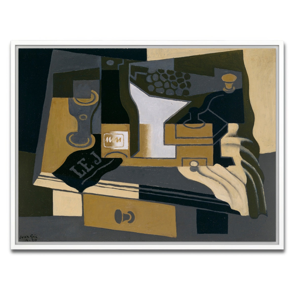 AUTO-MOCKUP WHITE | Le moulin a cafe | 1 Piece | White Framed Canvas | group=4x3