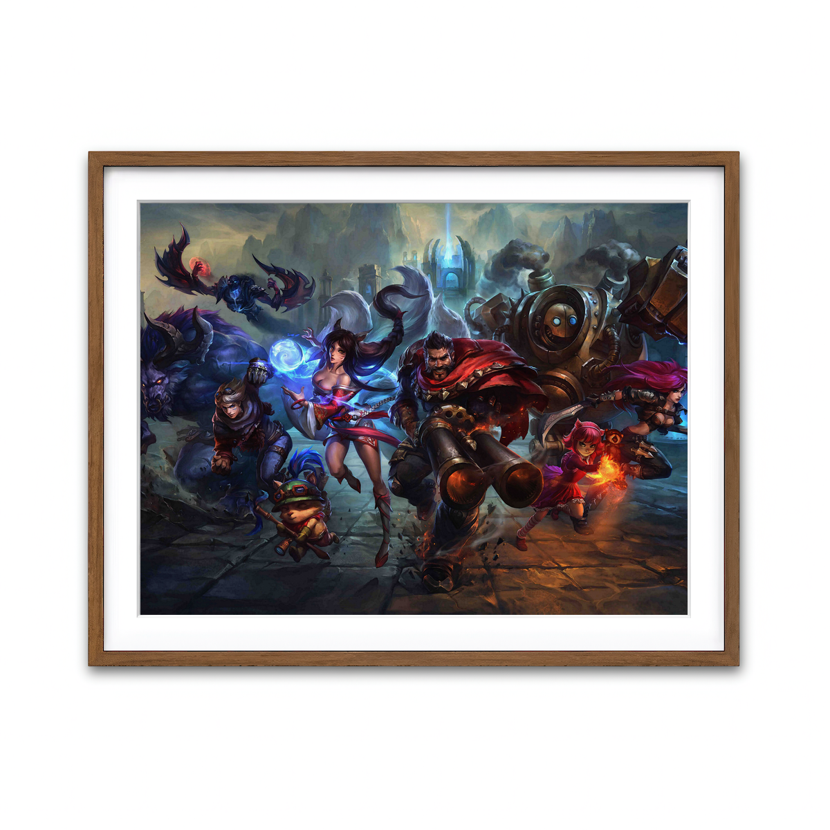 Framed Print 4x3 Walnut