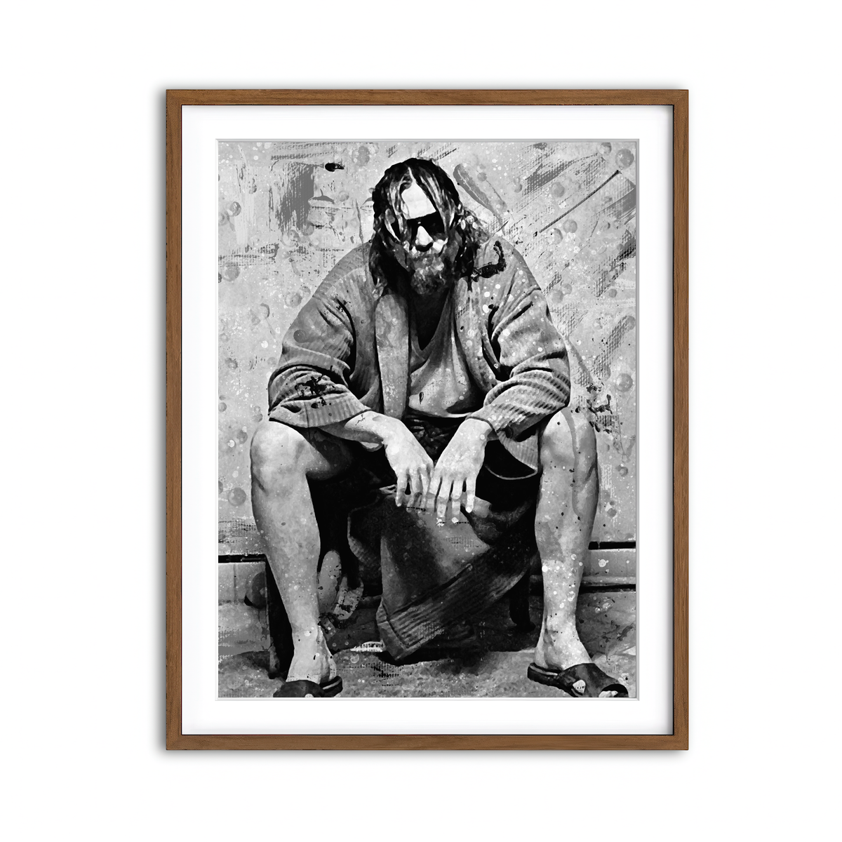 Framed Print 3x4 Walnut