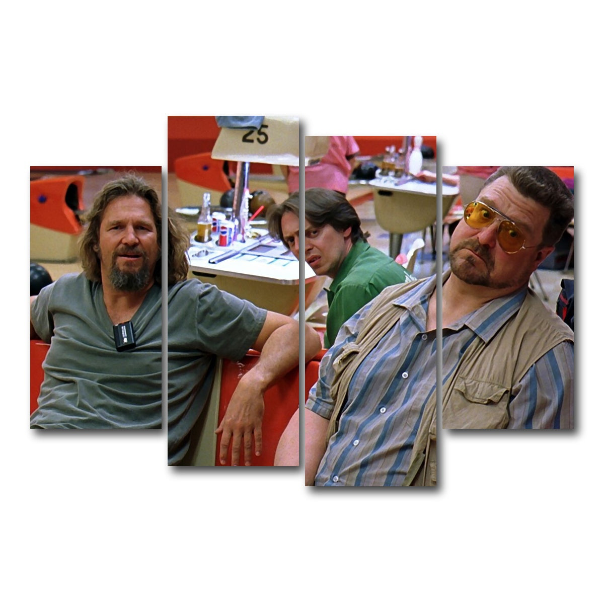 AUTO-MOCKUP WHITE | Lebowski | 4 Piece | Gallery Wrap Canvas | group=4_short