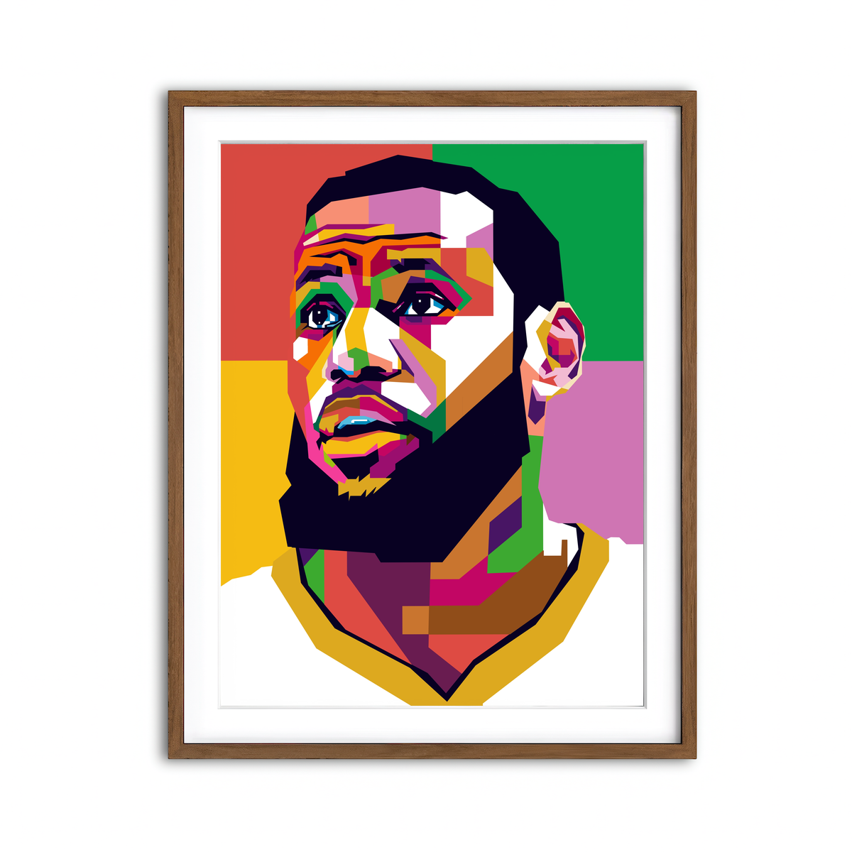 Framed Print 3x4 Walnut