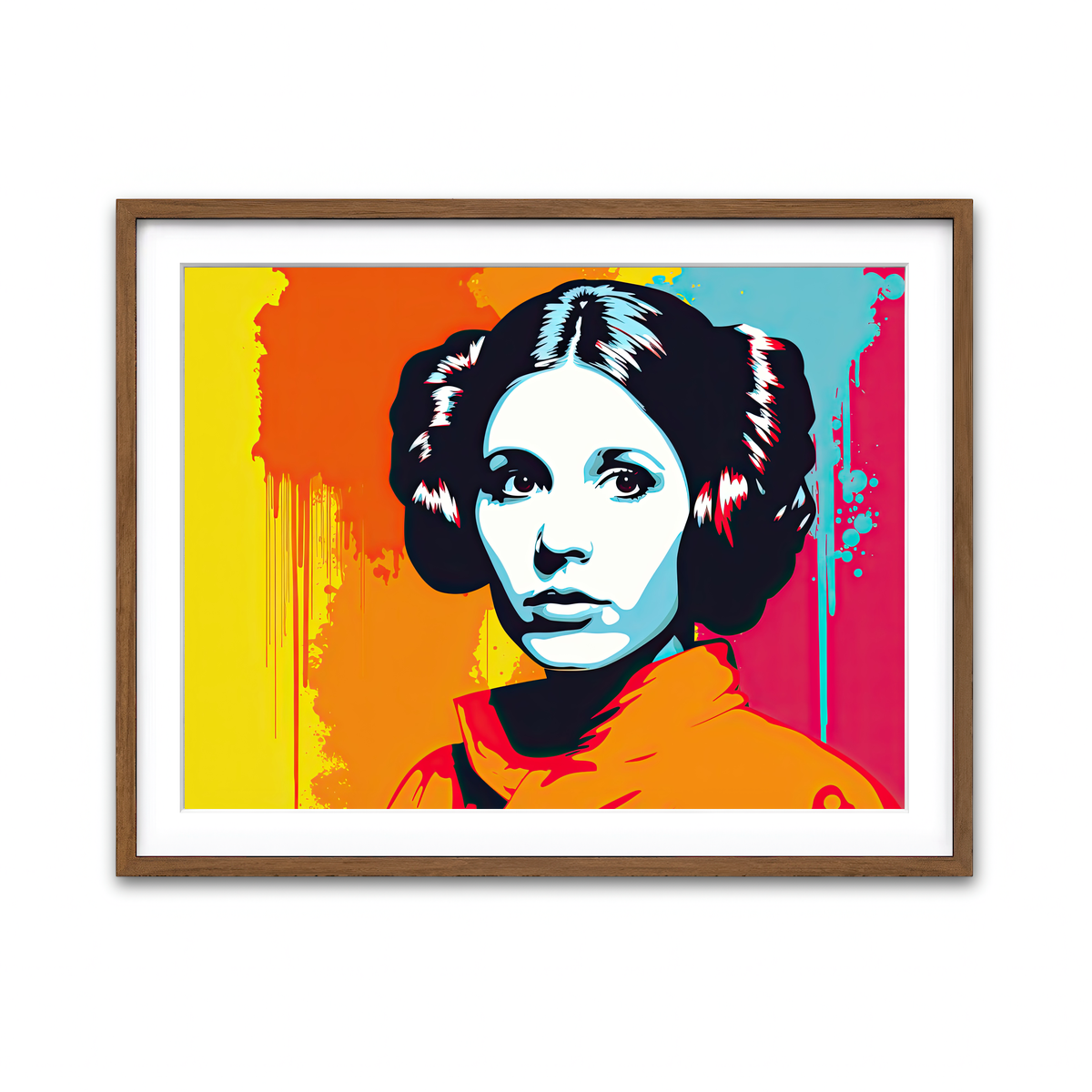 Framed Print 4x3 Walnut