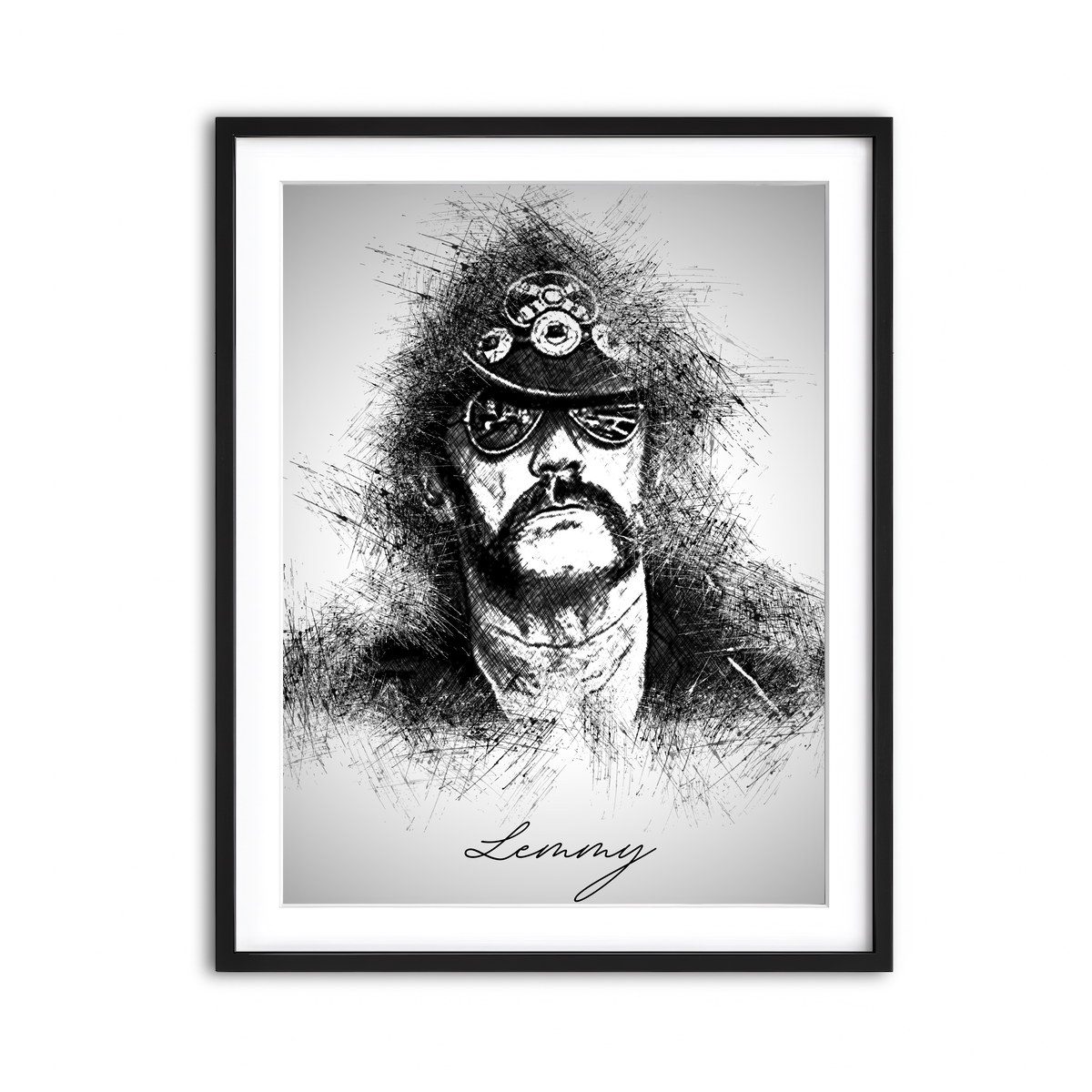 Framed Print 3x4 Black
