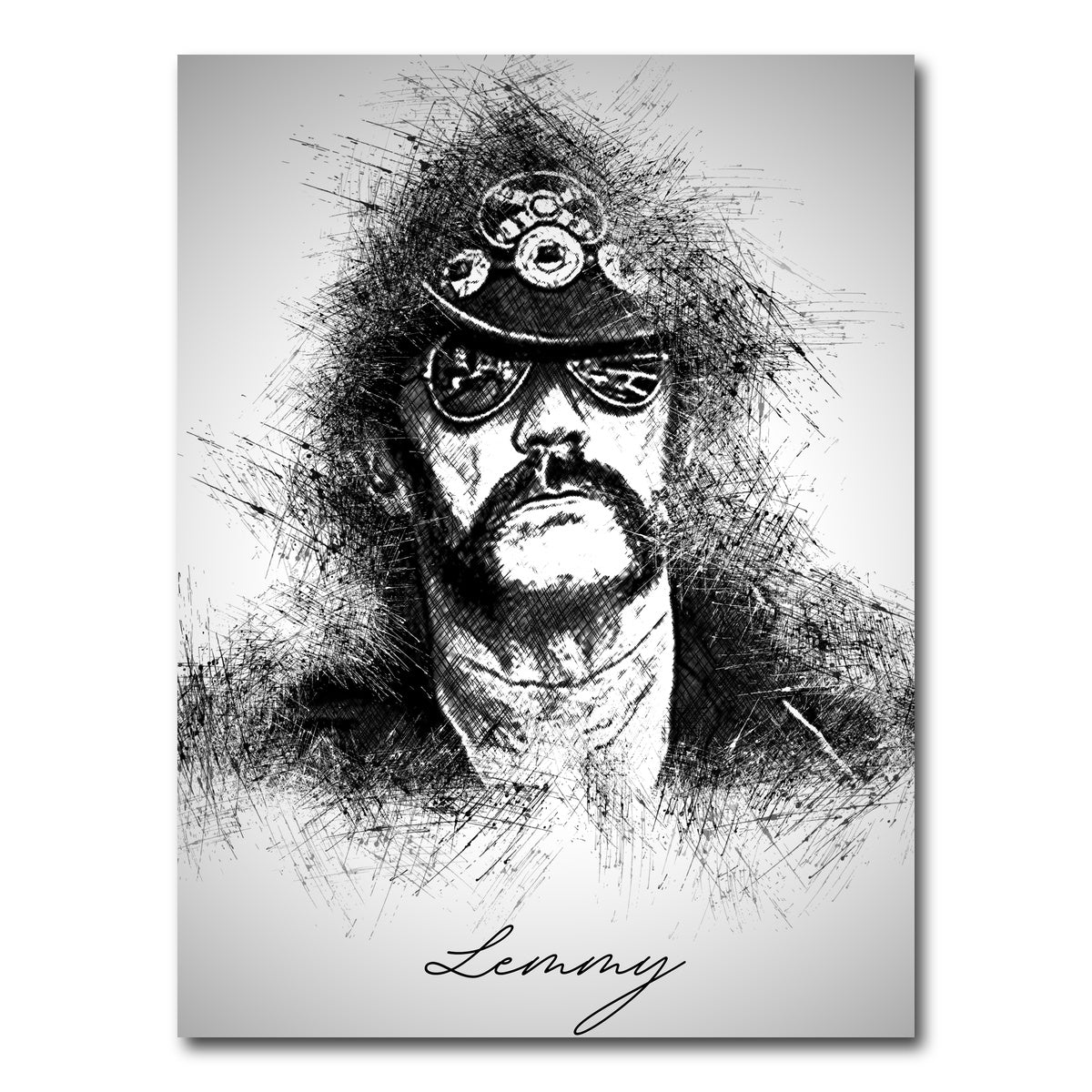 AUTO-MOCKUP WHITE | Lemmy | 1 Piece | Gallery Wrap Canvas | group=3x4
