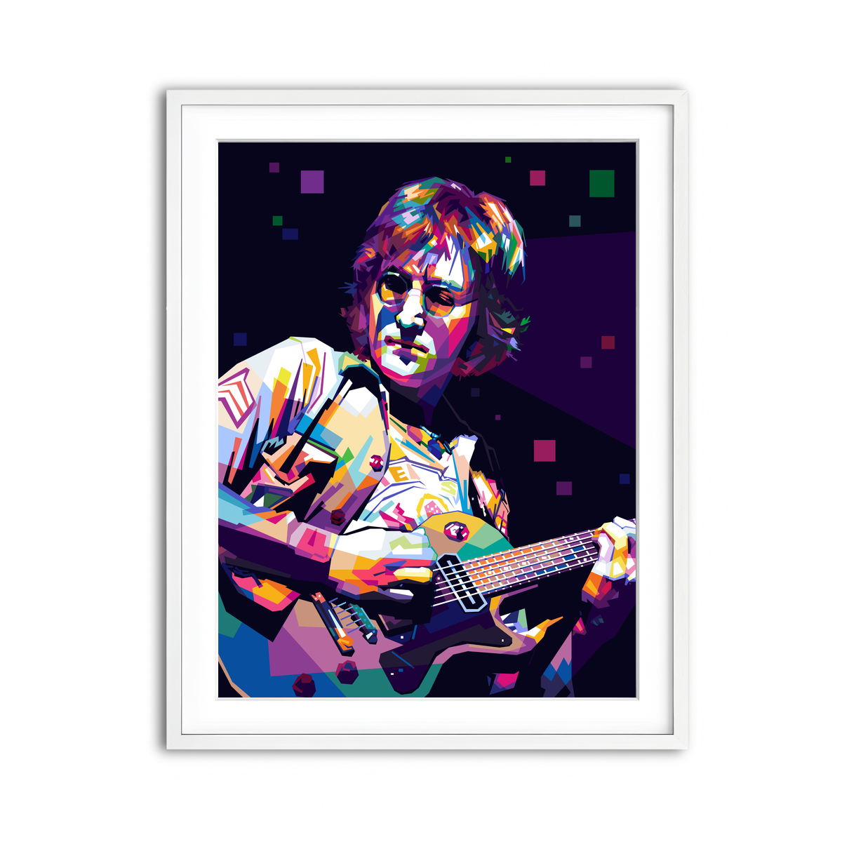 Framed Print 3x4 White